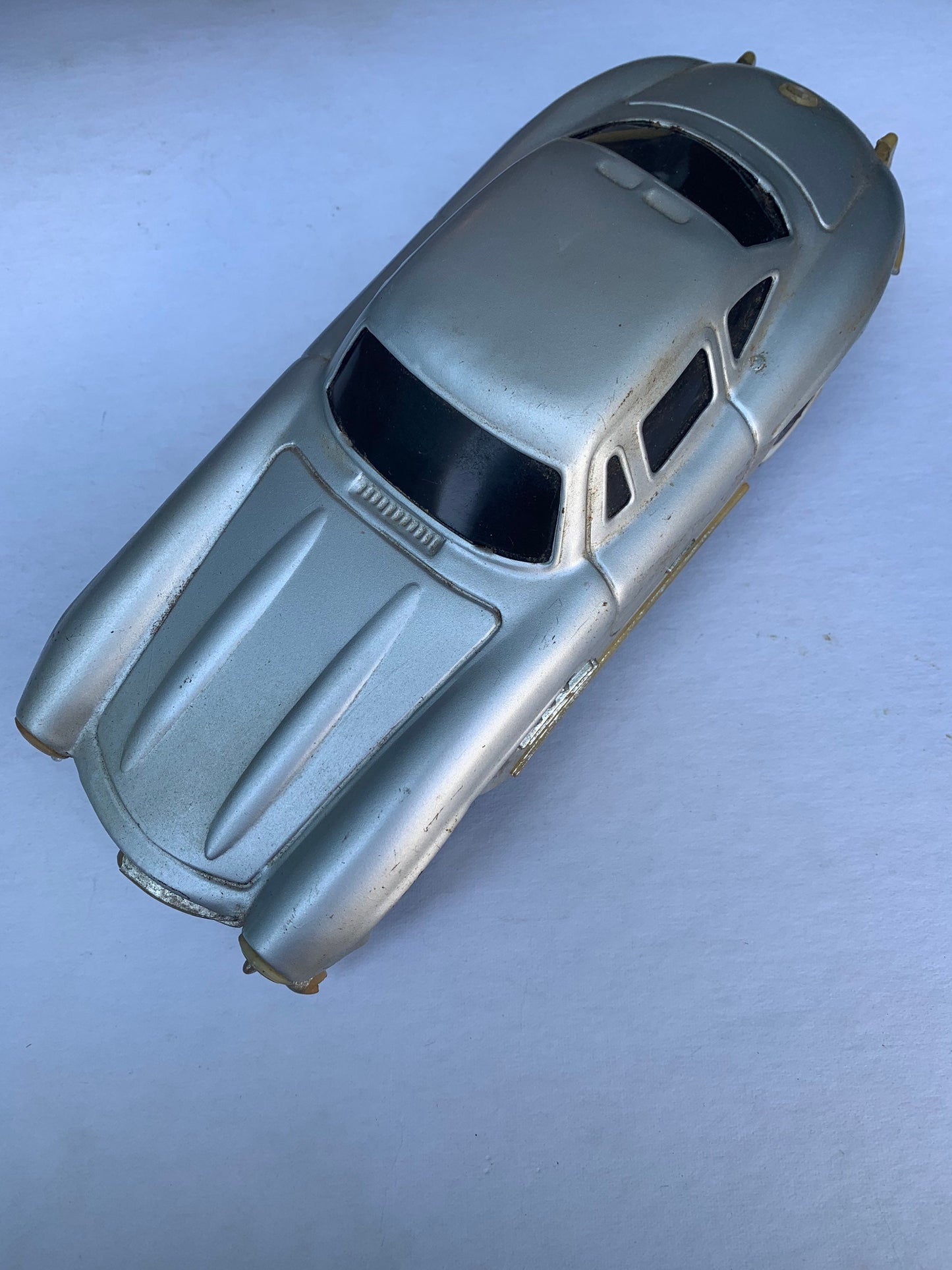 Vintage Silver Mercedes Benz Toy Car