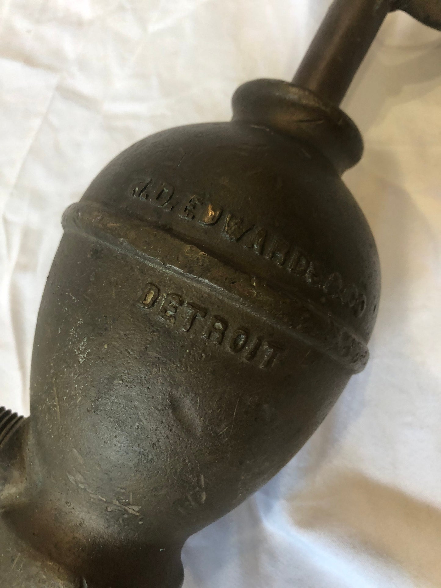 Vintage Brass A.D. Edwards and Company Water Pump