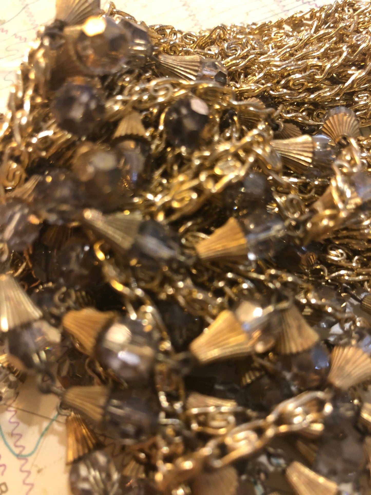 Geoffrey Beene gold necklace