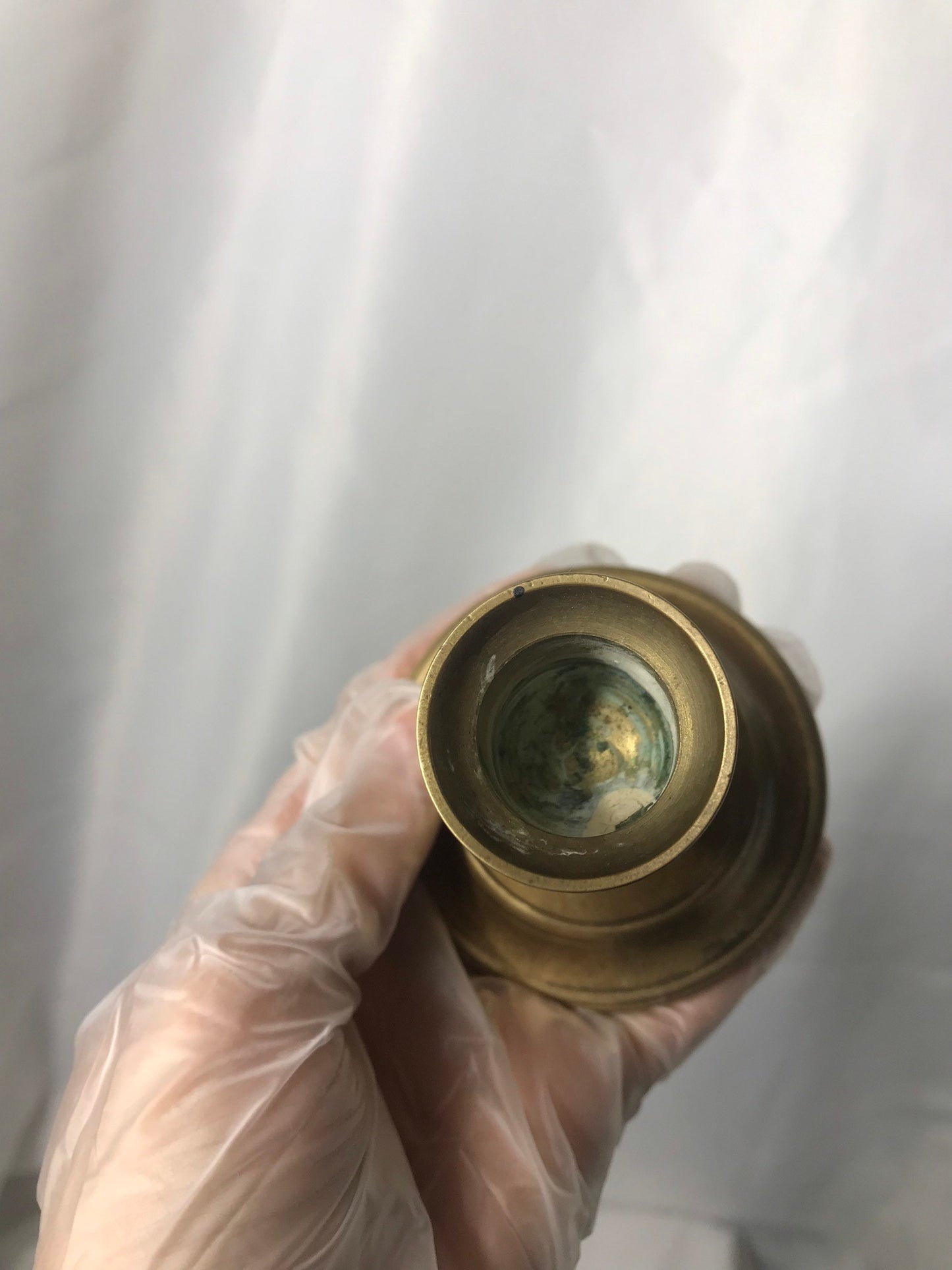 Vintage Miniature Brass Candlestick | Home Decor