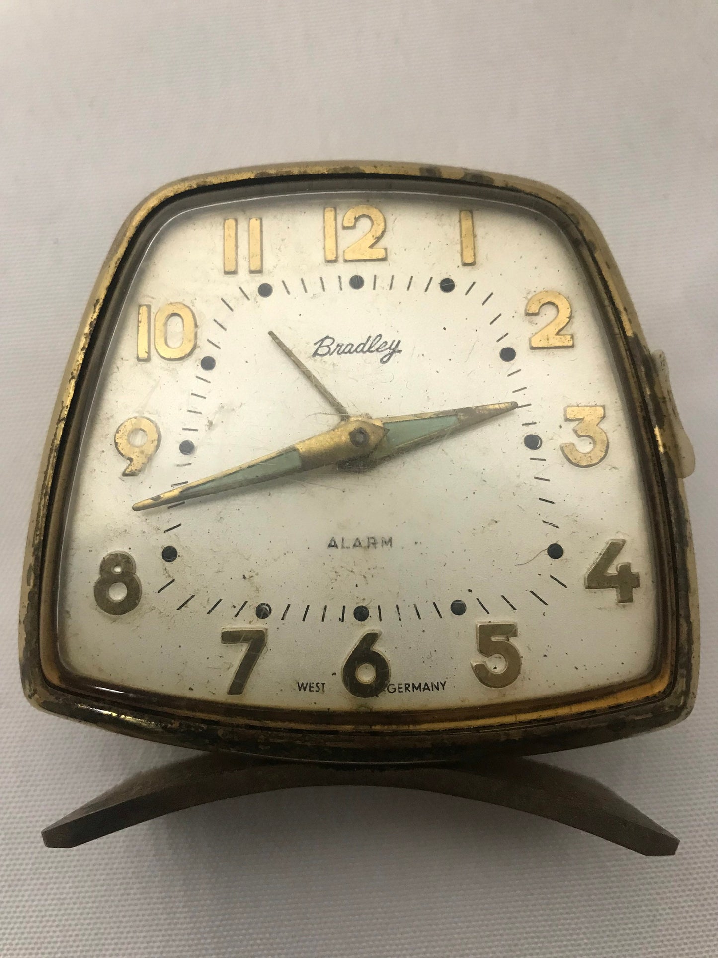 Vintage Bradley Bronze Alarm Clock | Home & Living Decor