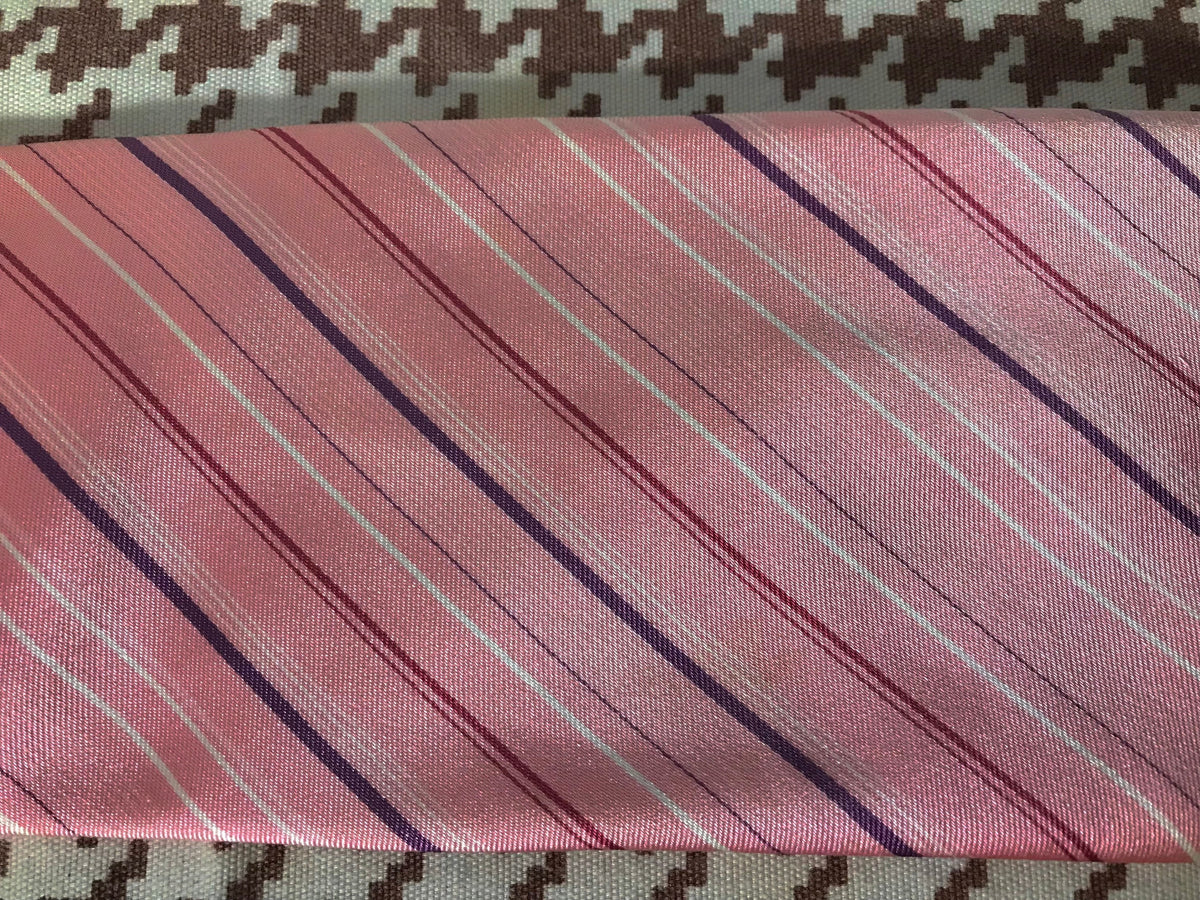 Vintage Pink Stripped Hield Necktie | Accessories