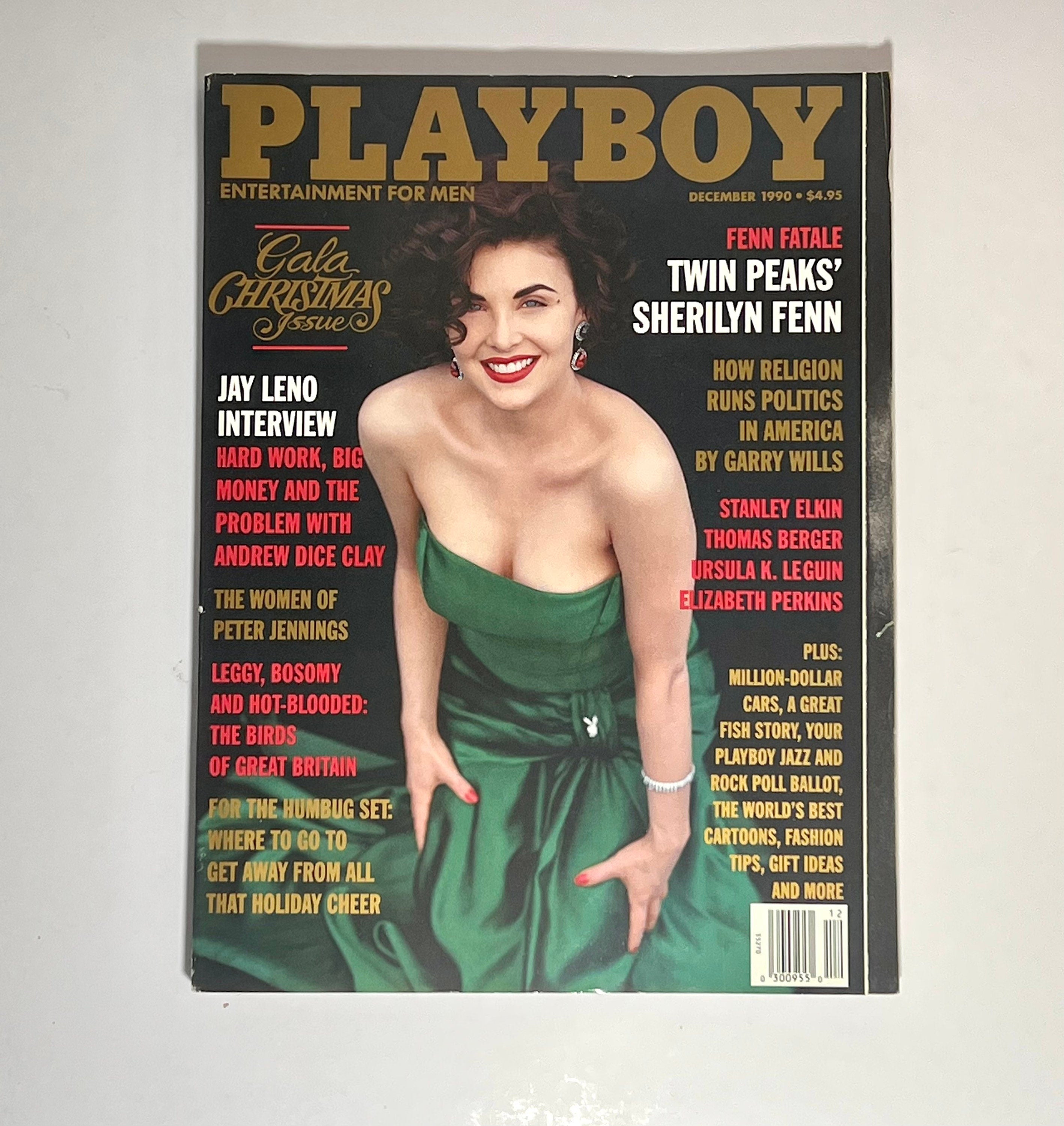 1990 Playboy Magazine Sherilyn Fenn December Issue Collect
