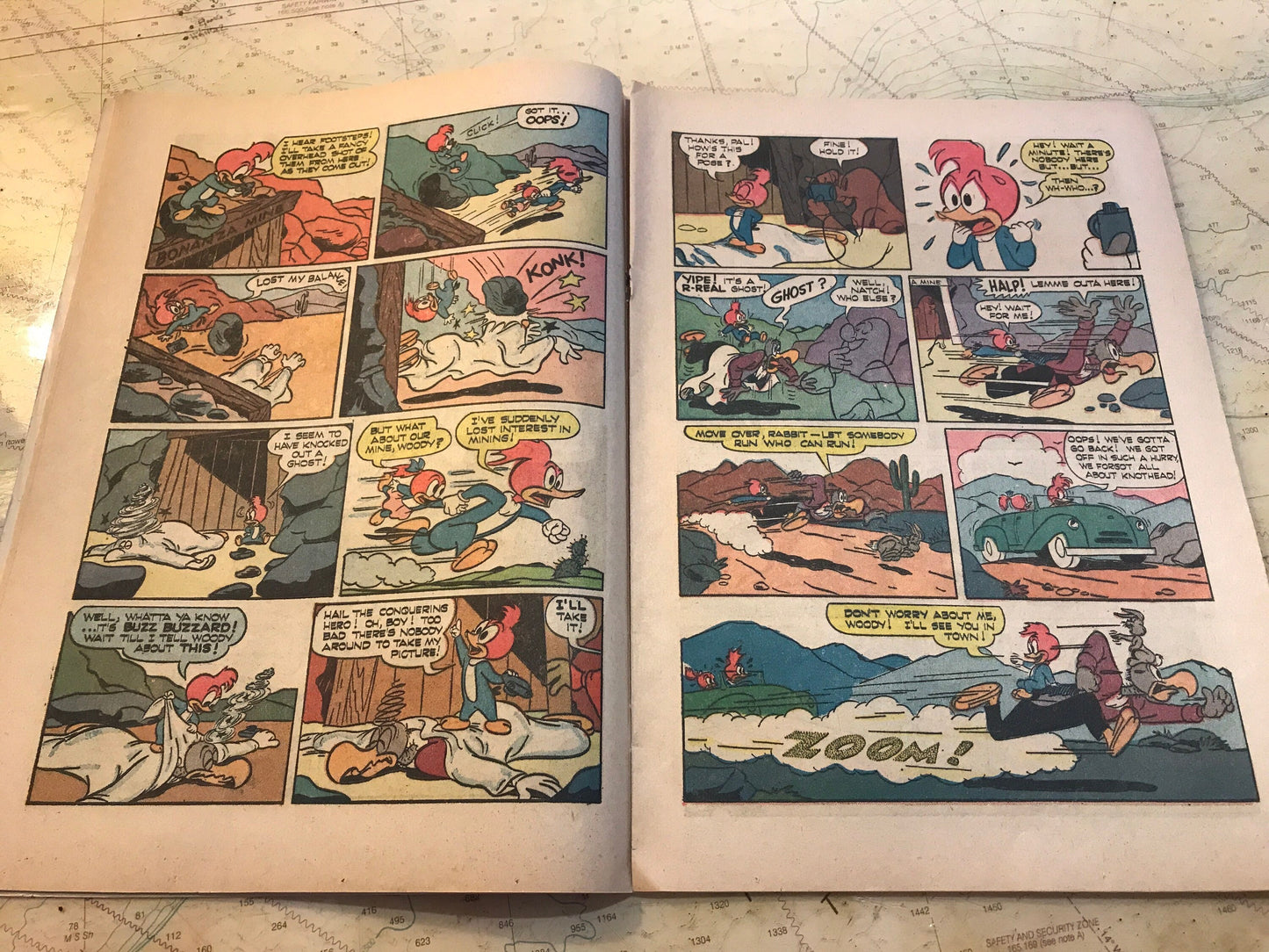 Vintage Woody Woodpecker “Flying Turtle” by Walter Lantz | June Issue | Gold Key Comics