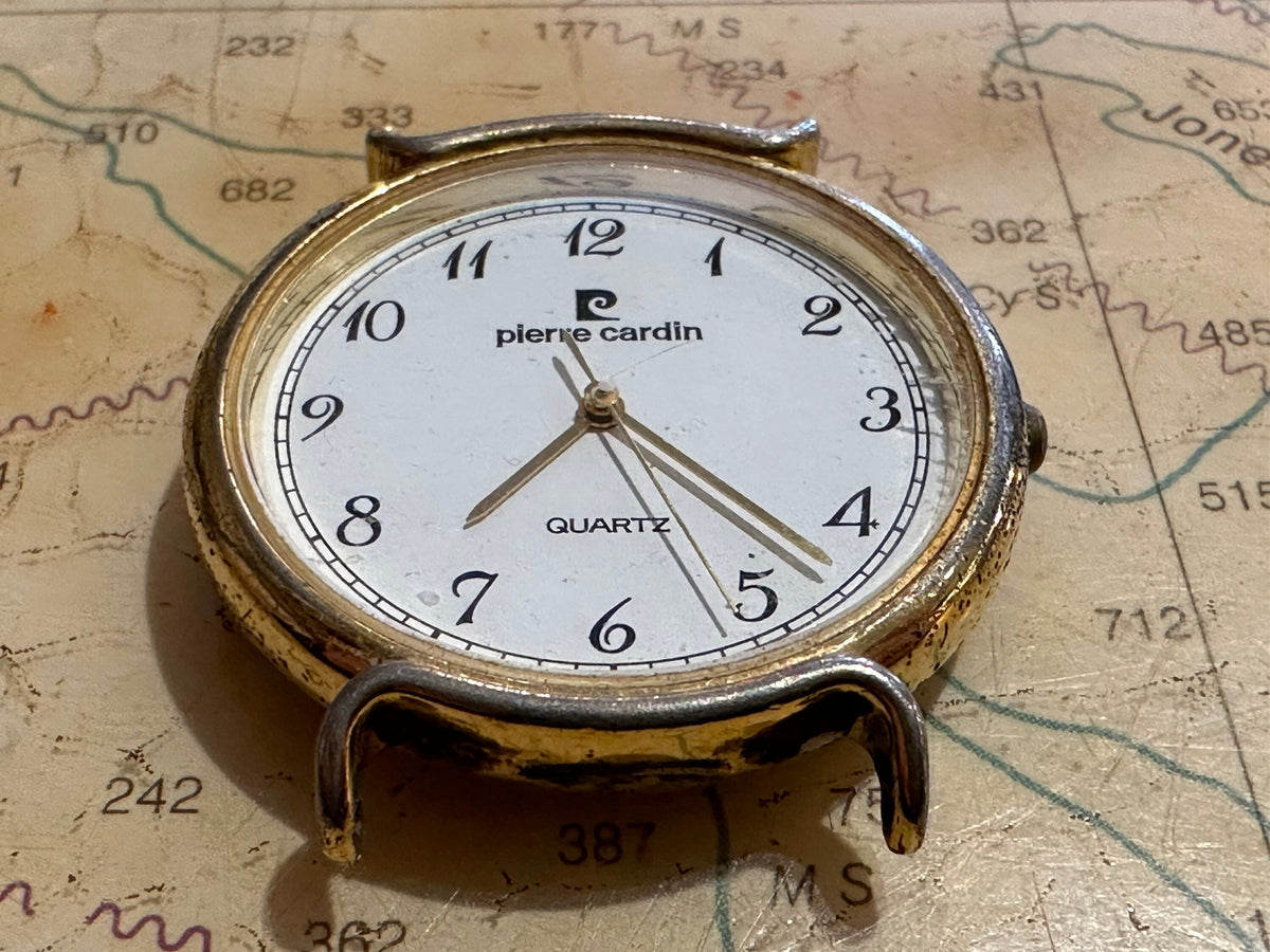 Vintage Pierre Cardin Gold Quartz Watch | Jewelry