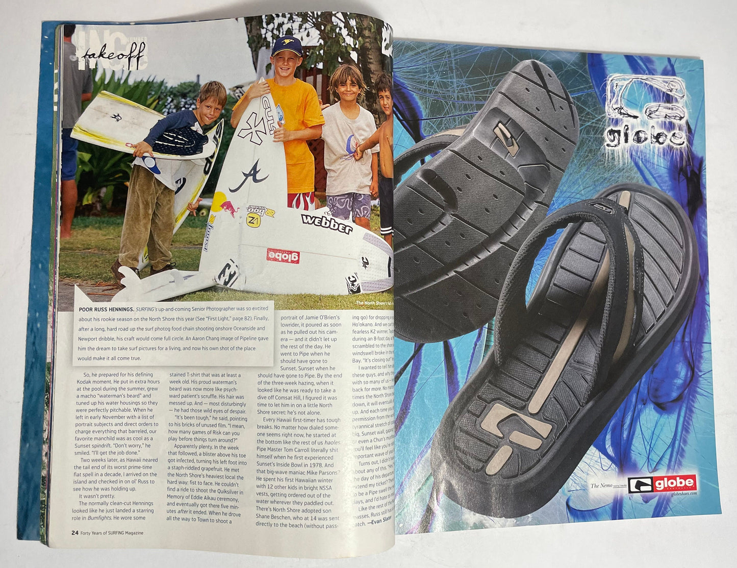 2004 March Surfing Magazine, Collectible Vintage Magazine, Surf Advertisements, Surf Photography, Early 2000's Entertainment