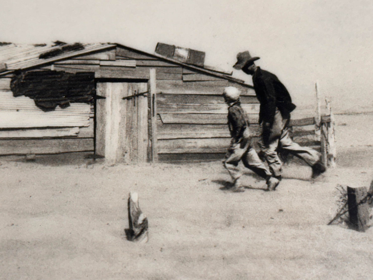 Authentic Arthur Rothstein Dust Bowl Print, Signed Fine Art Photography, Vintage Iconic Wall Art, Historical Memorabilia