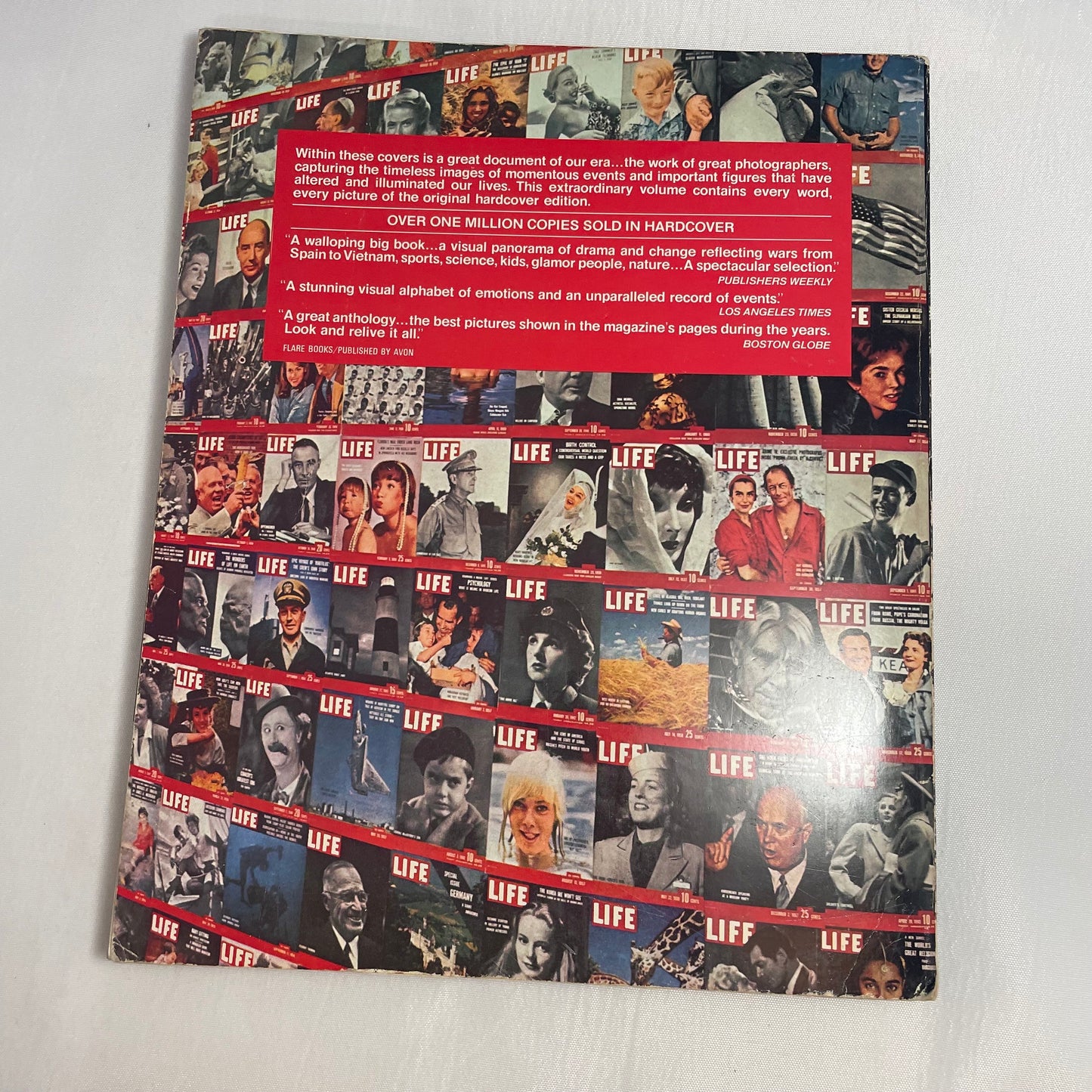 The Best of Life 1975 Paperback, Iconic Photography Collection Book, Vintage Picture History, Unique Gift for Reader
