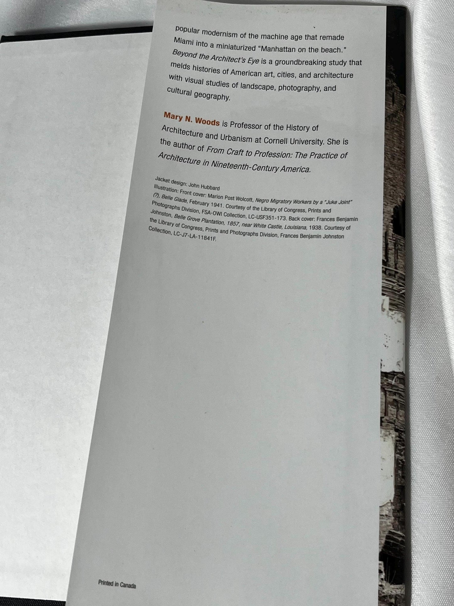 Beyond the Architect’s Eye Hardcover 2009 - Mid 20th Century Art Architecture Photos Book