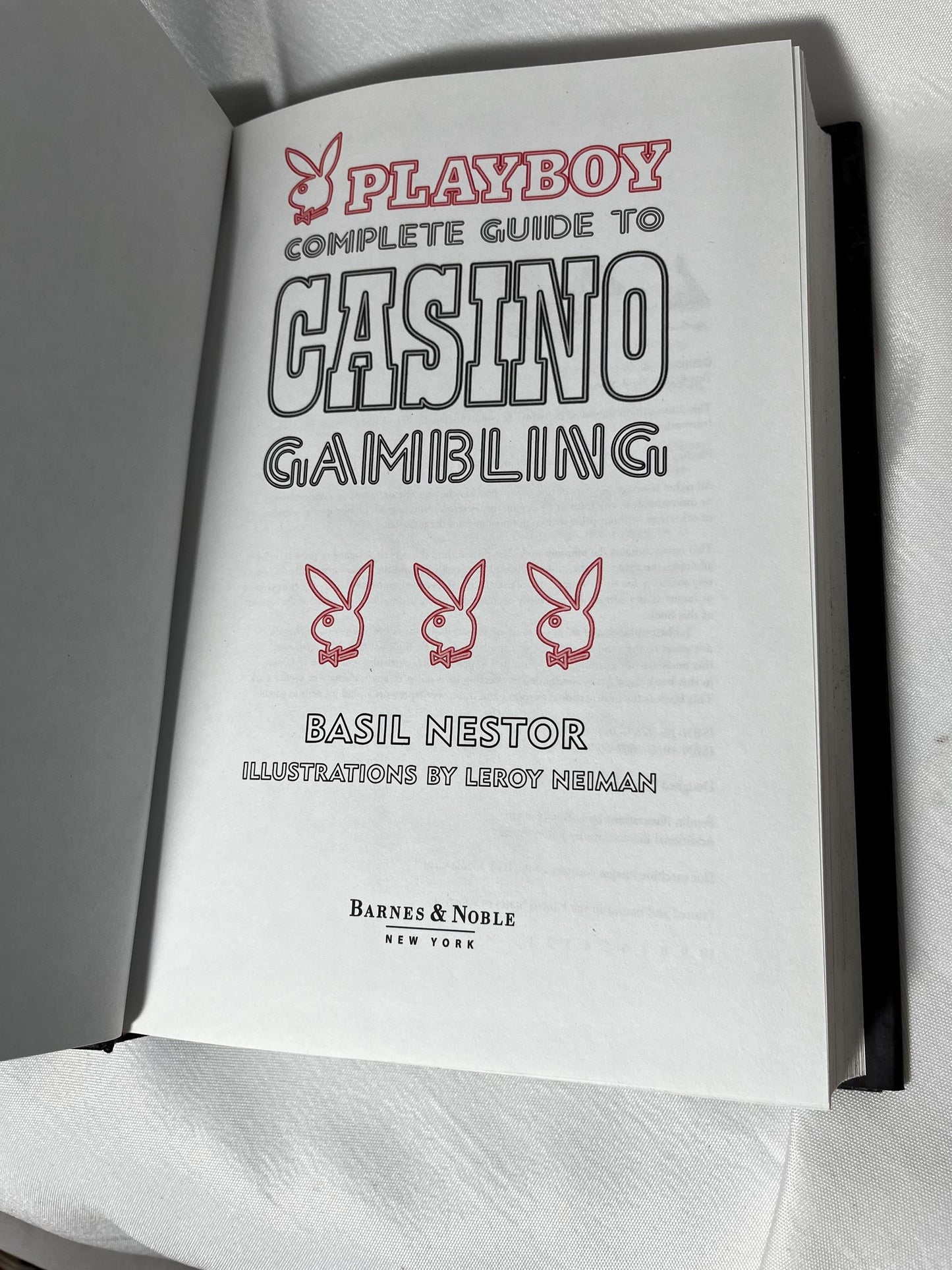 Playboy Guide to Casino Gambling by Basil Nestor, 2006 First Edition, Hardcover Book, Gambling How-To Resource