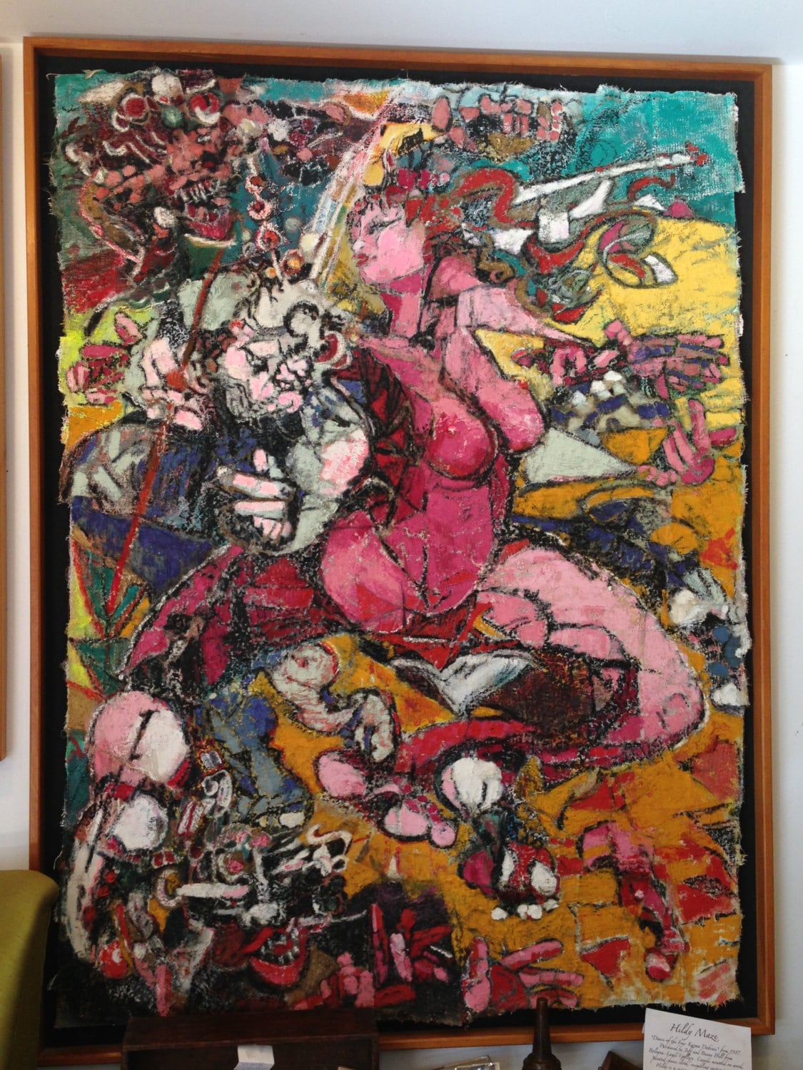 Dance of the Four Karma Dakinis - A Hildy Maze Painting