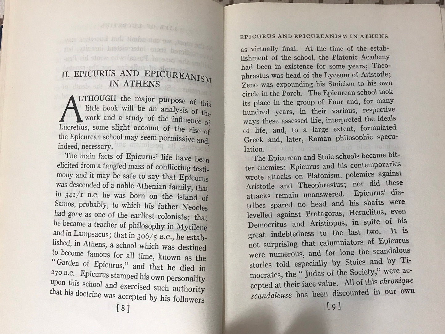 Lucretius And His Influence by George Depue Hadzsits | Longmans, Green and co 1935 | Literature & Fiction