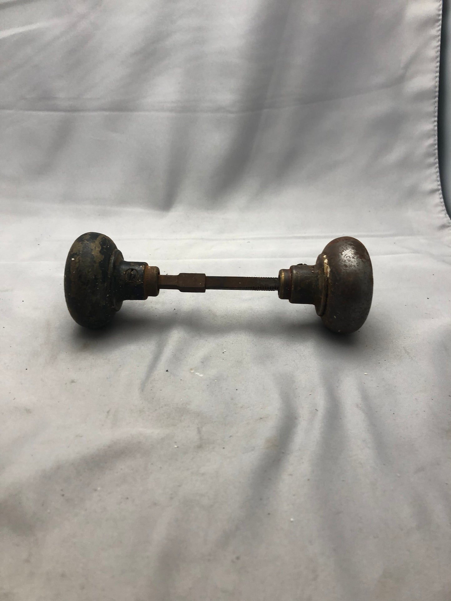 Antique Round Brass Door Knobs