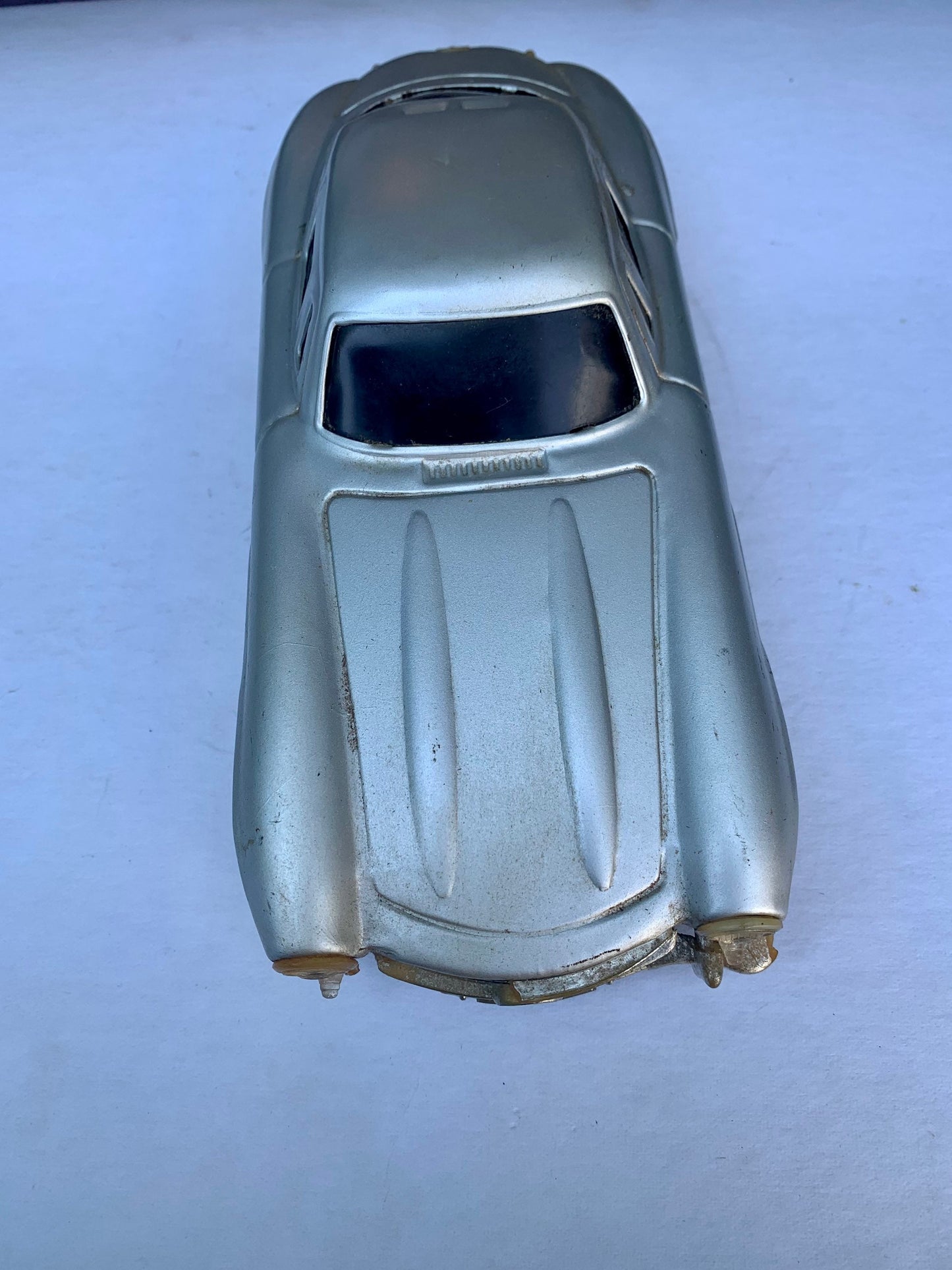 Vintage Silver Mercedes Benz Toy Car