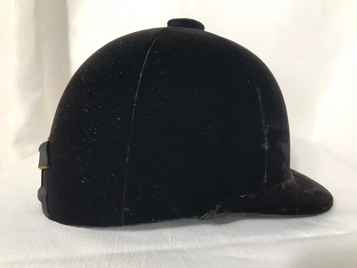 Vintage Equestrian Brown Velvet Helmet Hat | Accessories