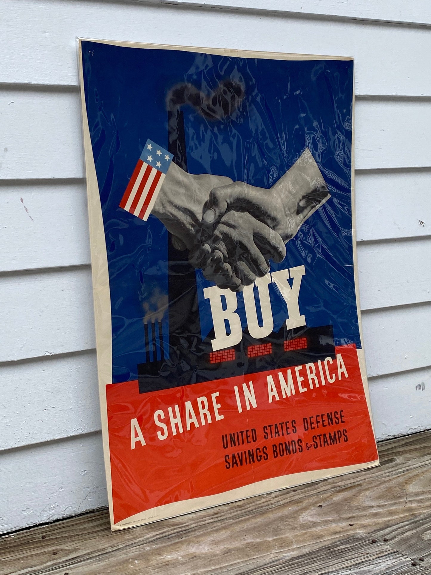 Original WW 2 Poster “Buy a Share in America”