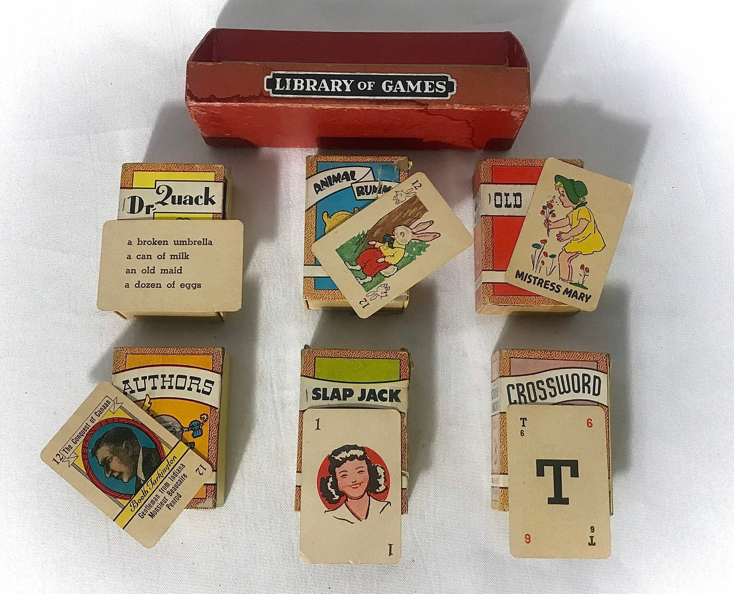 Vintage Library Of Games Set of 6 | Toys & Games