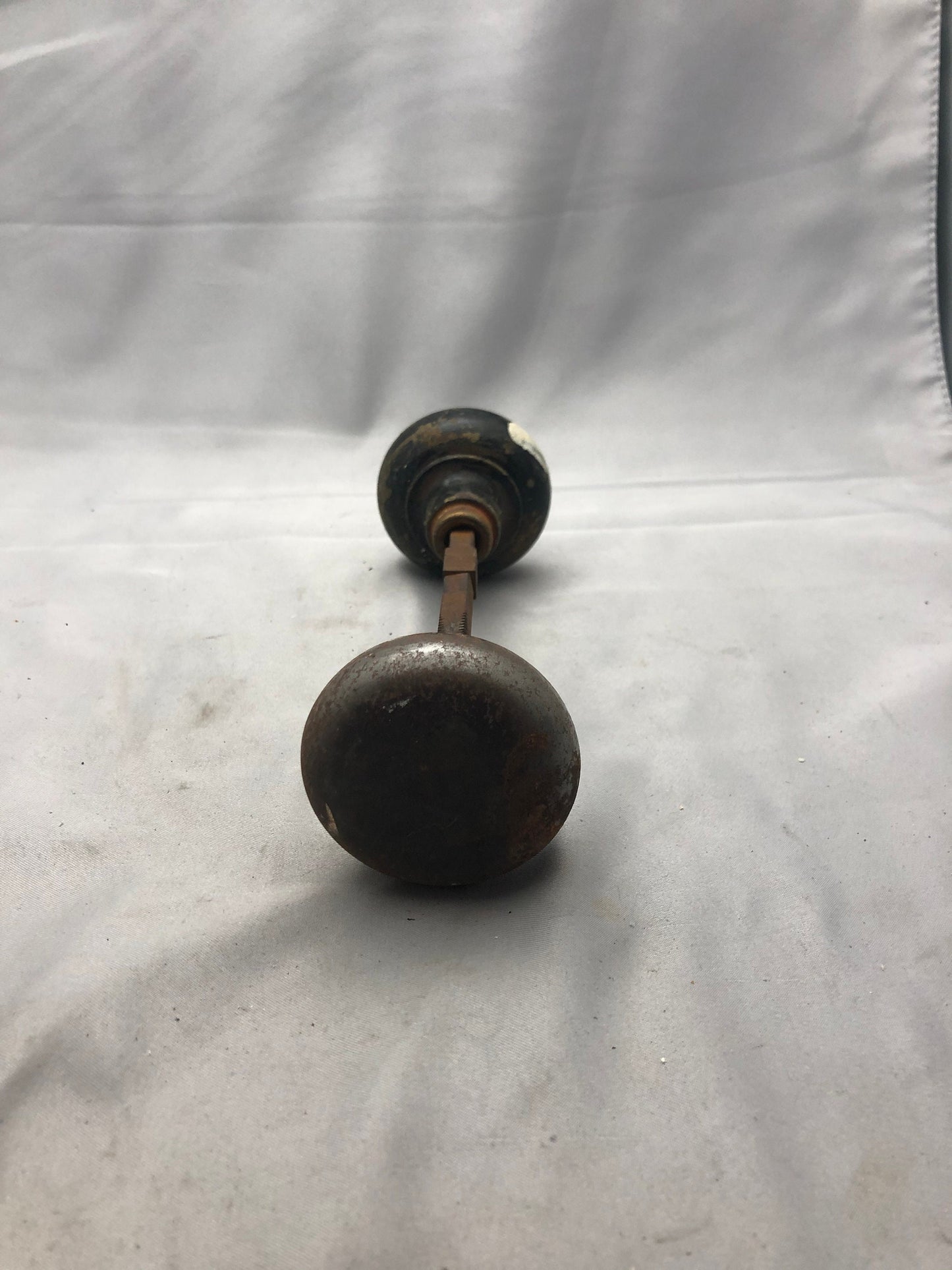 Antique Round Brass Door Knobs