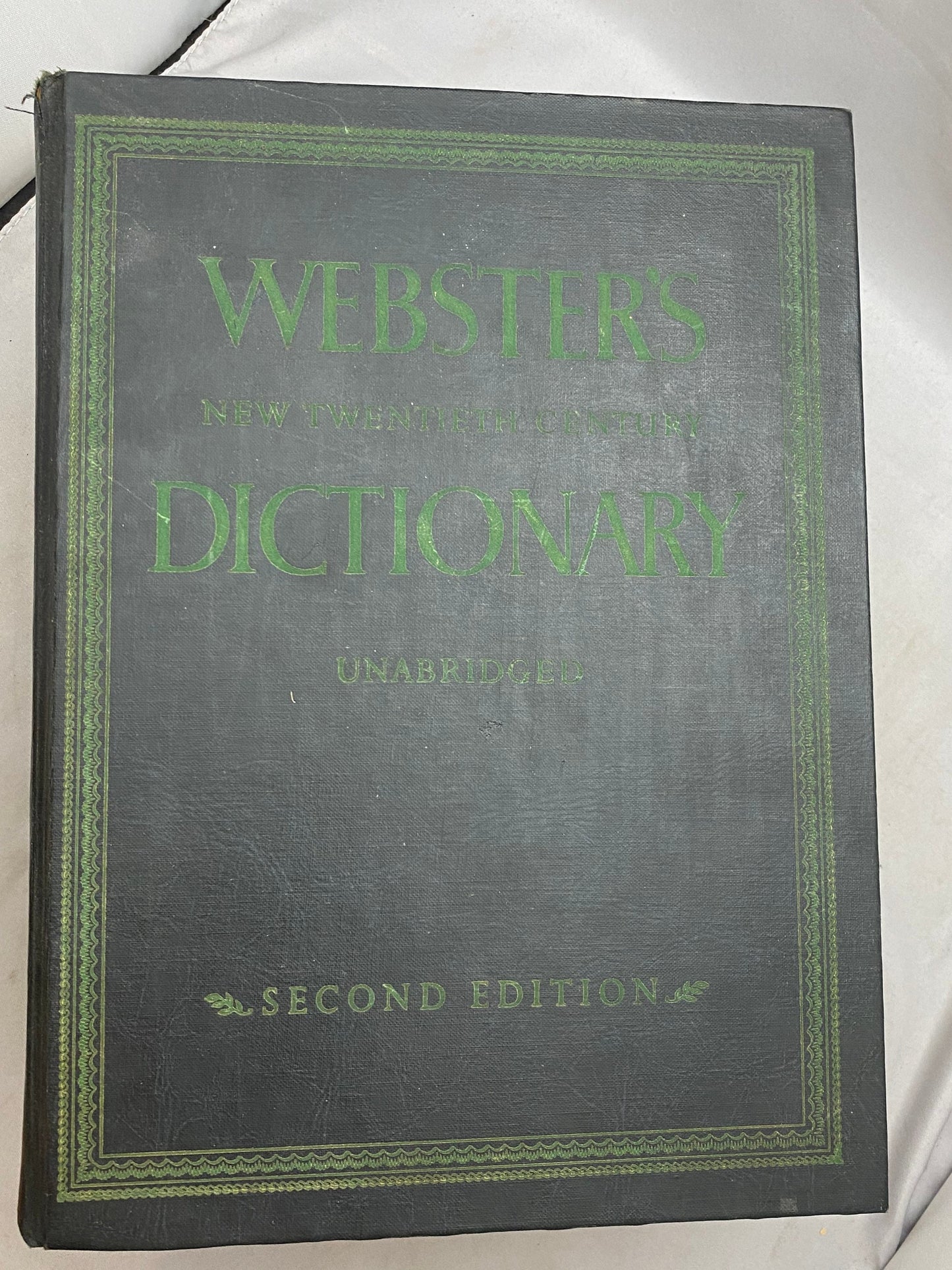 1956 Webster’s New 20th Century Dictionary; Unabridged 2nd Edition