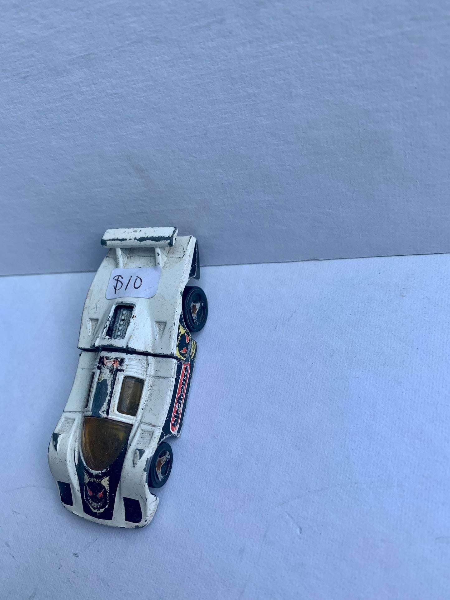 Vintage Hotwheels Birdhouse White Toy Racecar (1983)