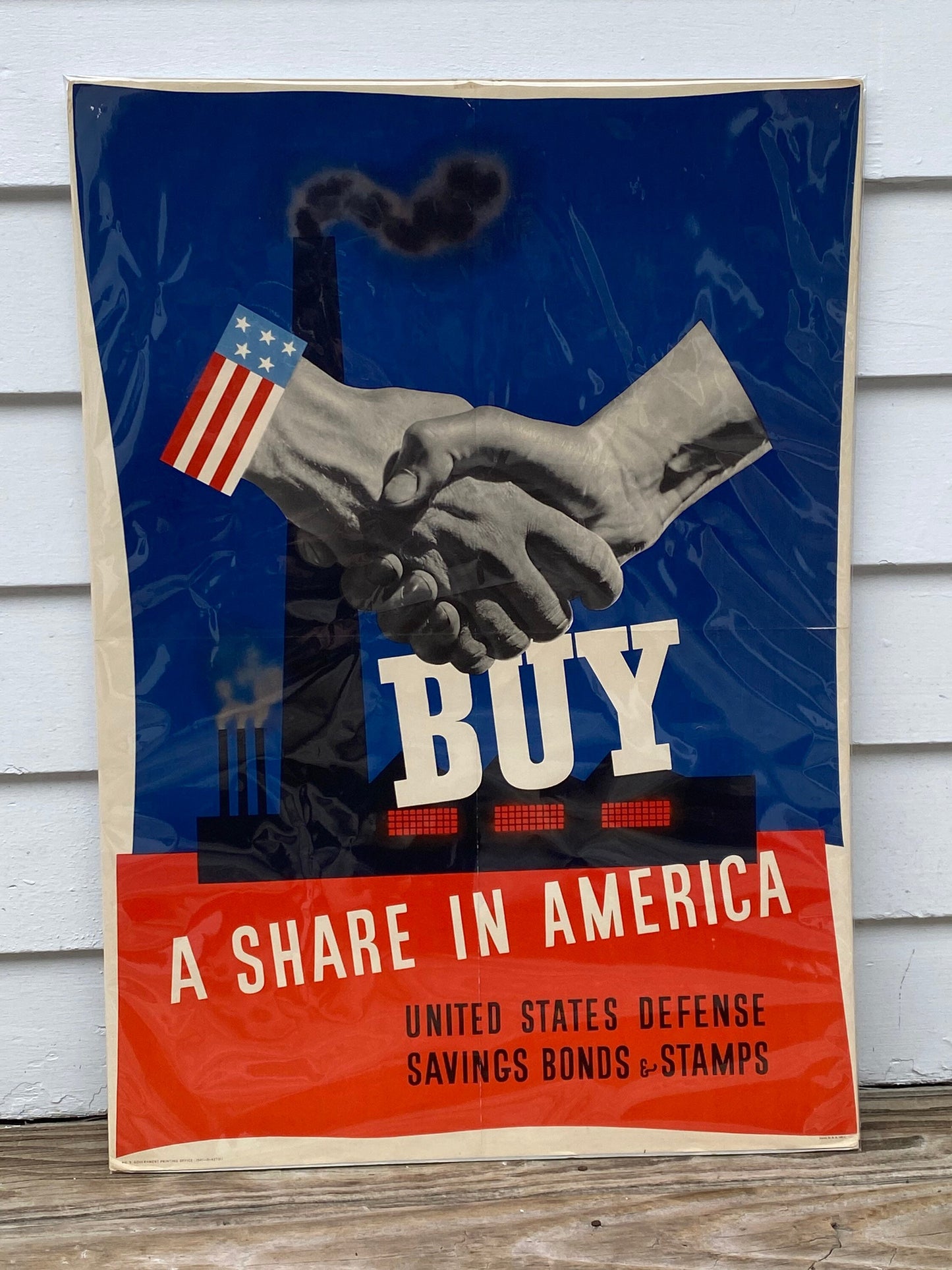 Original WW 2 Poster “Buy a Share in America”