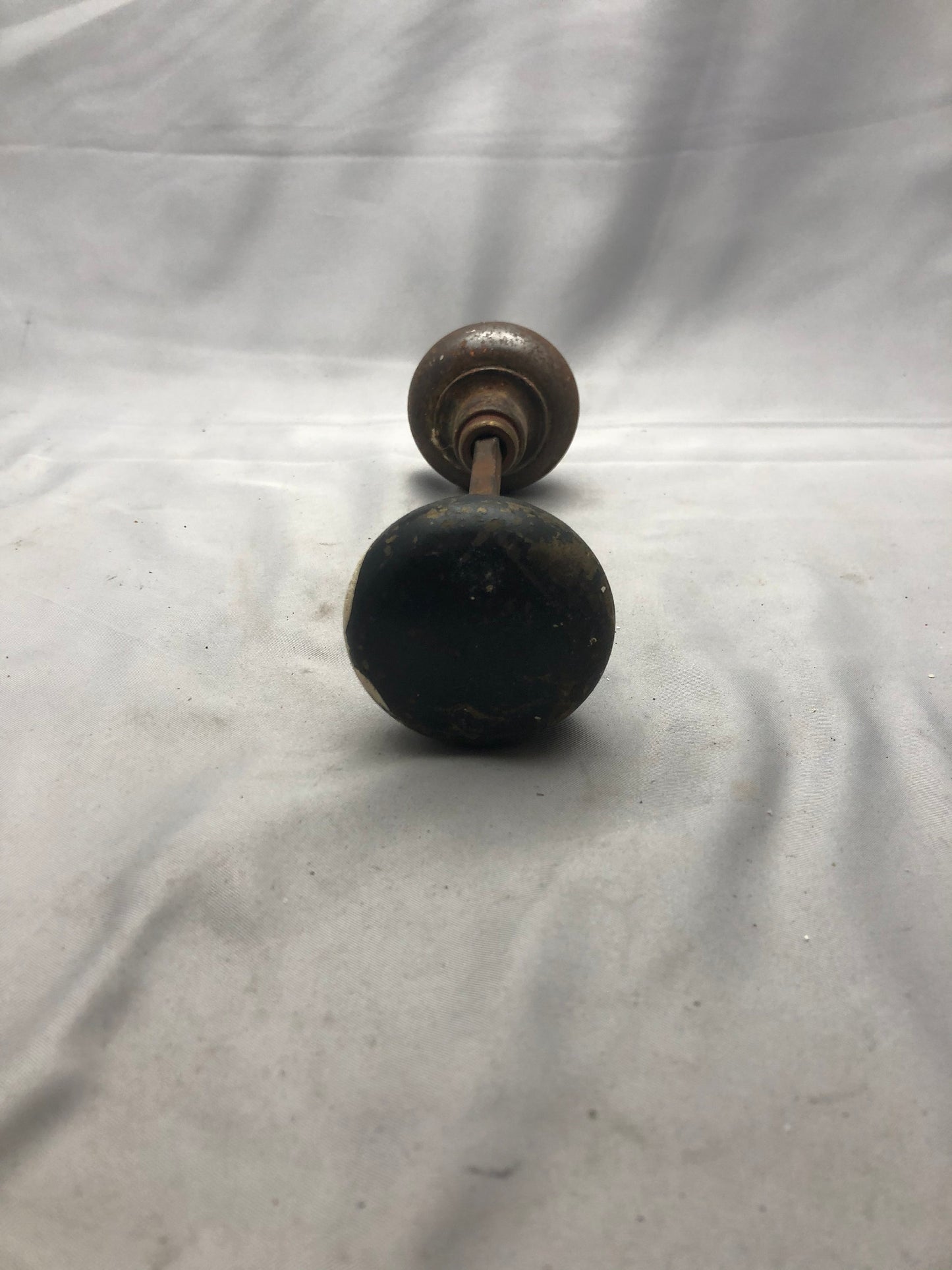 Antique Round Brass Door Knobs