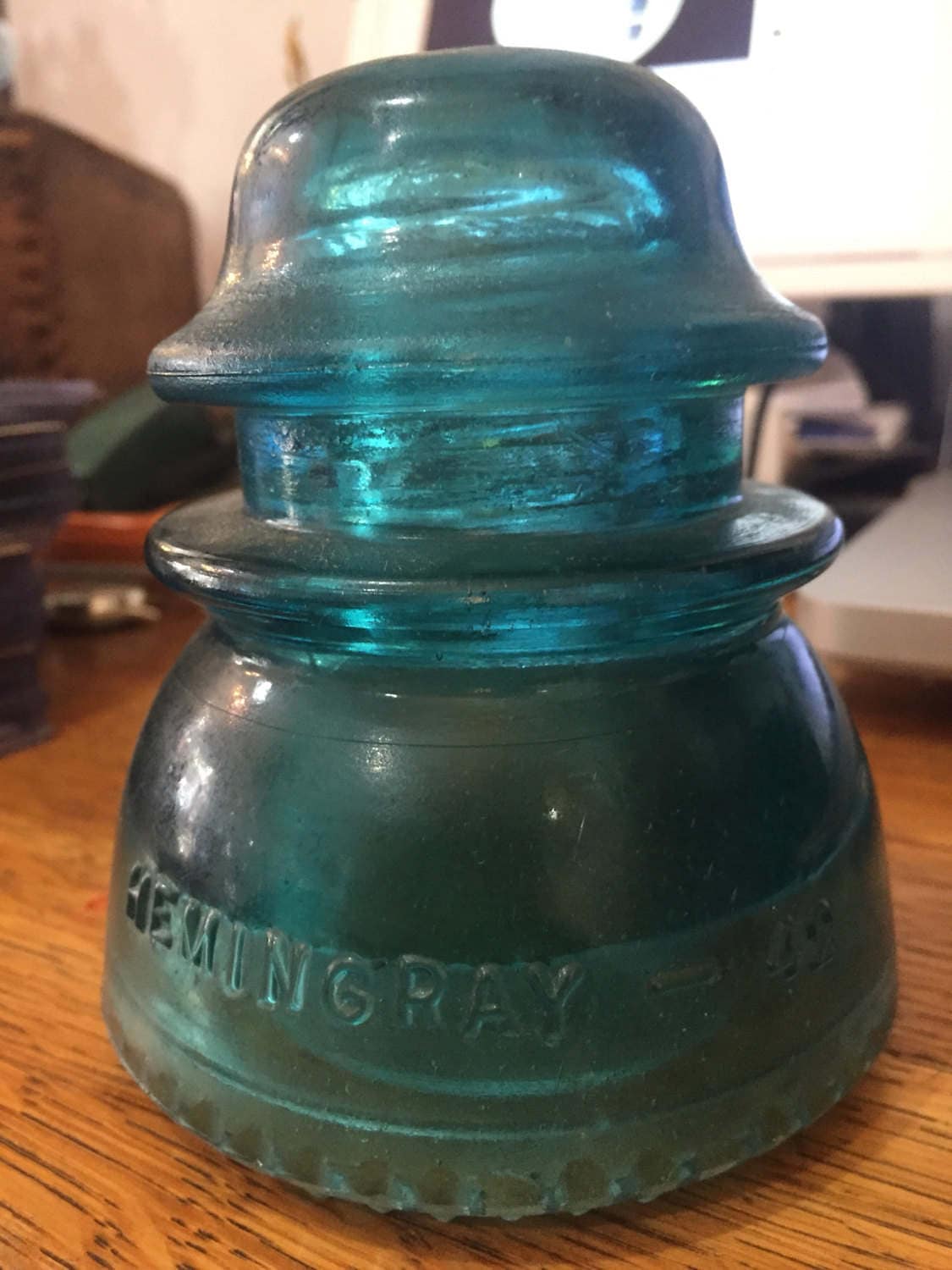 Hemingray no. 42 antique glass insulator