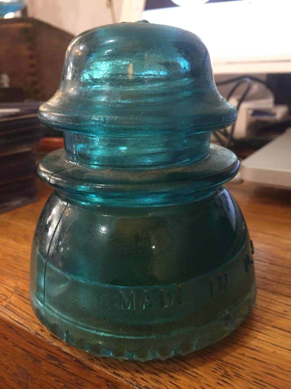 Hemingray no. 42 antique glass insulator