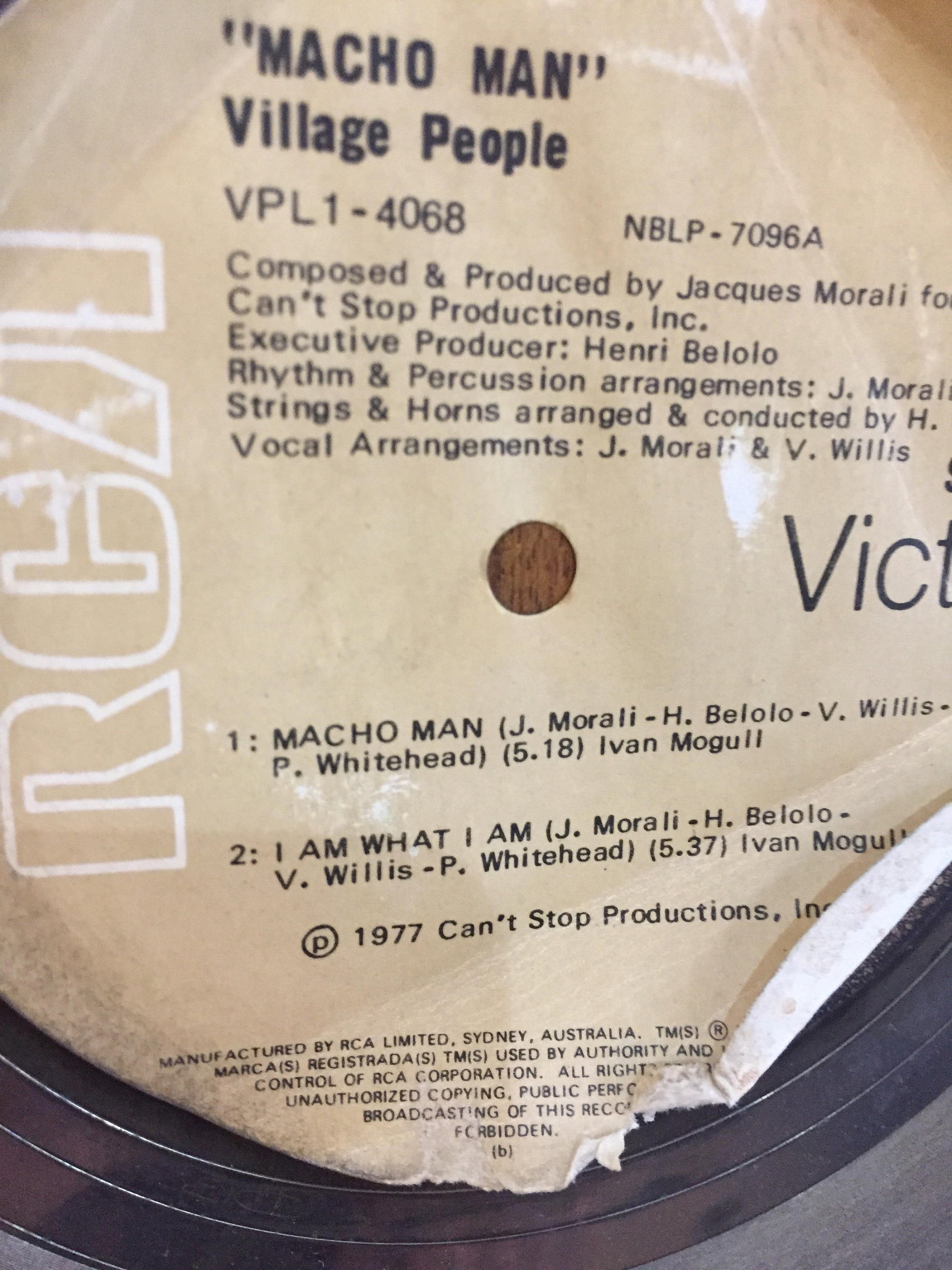 Vintage Platinum Album Award