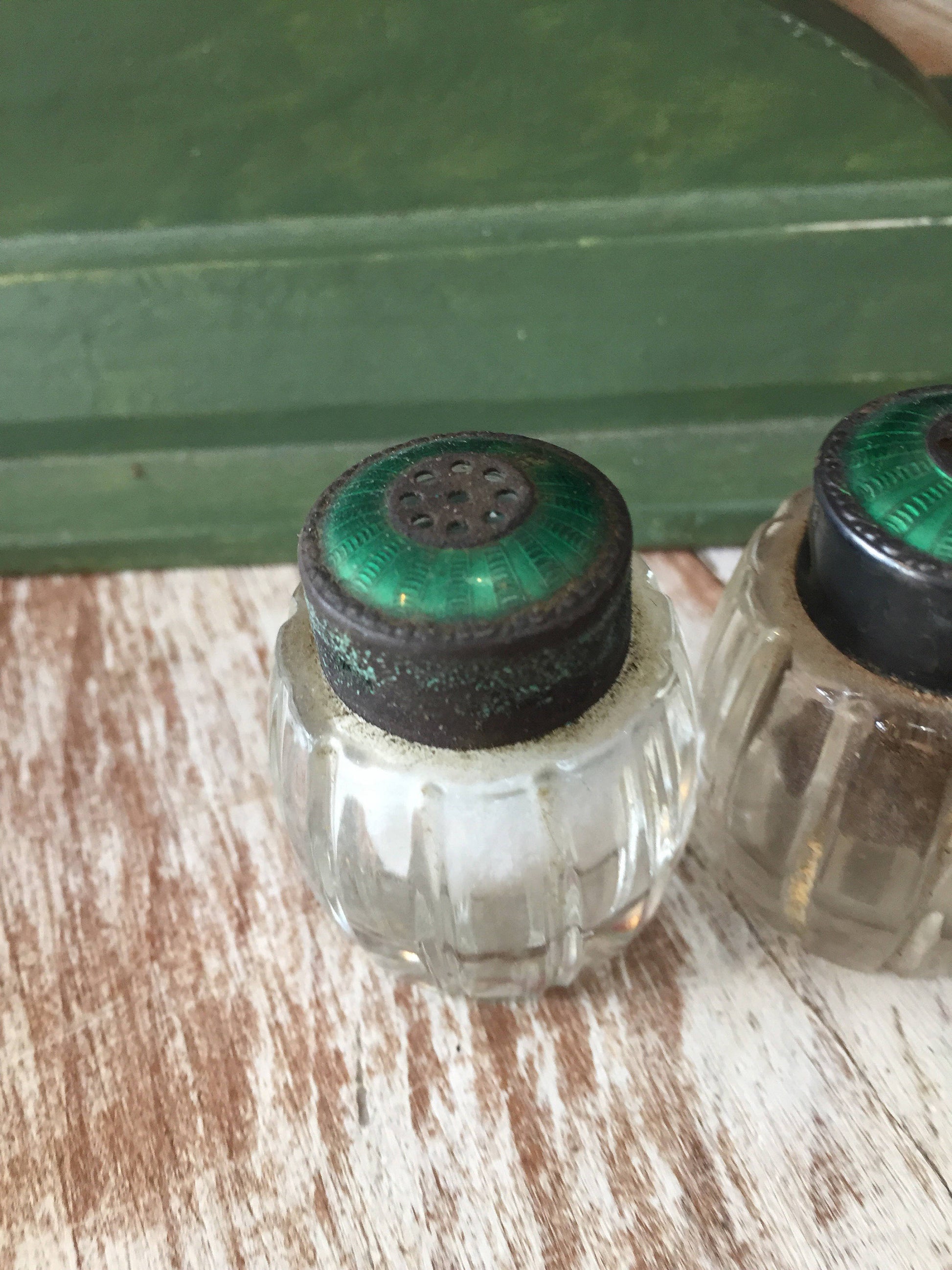 Vintage Art Deco Salt and Pepper Shaker Set