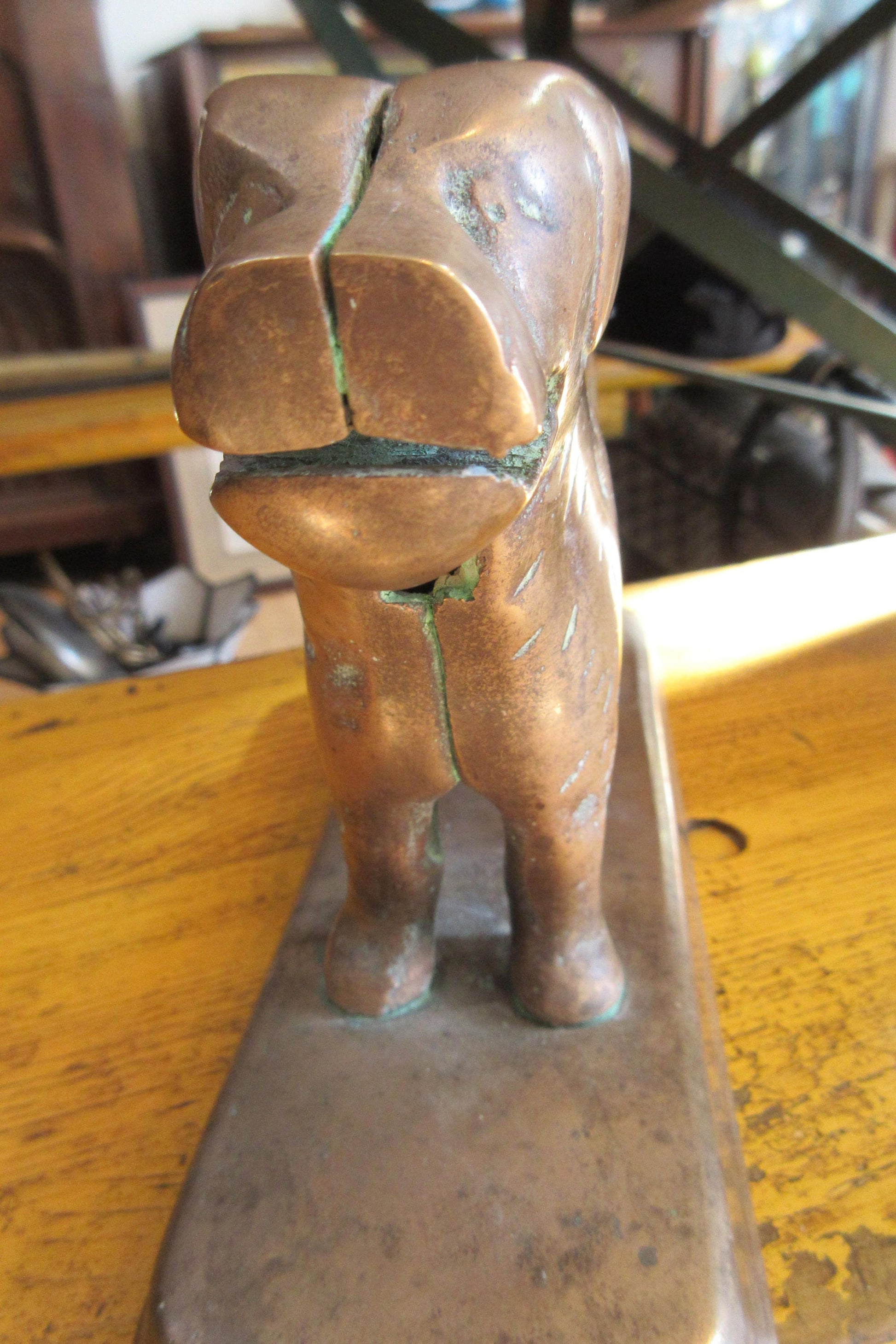 Canine Vintage Solid Brass Nutcracker