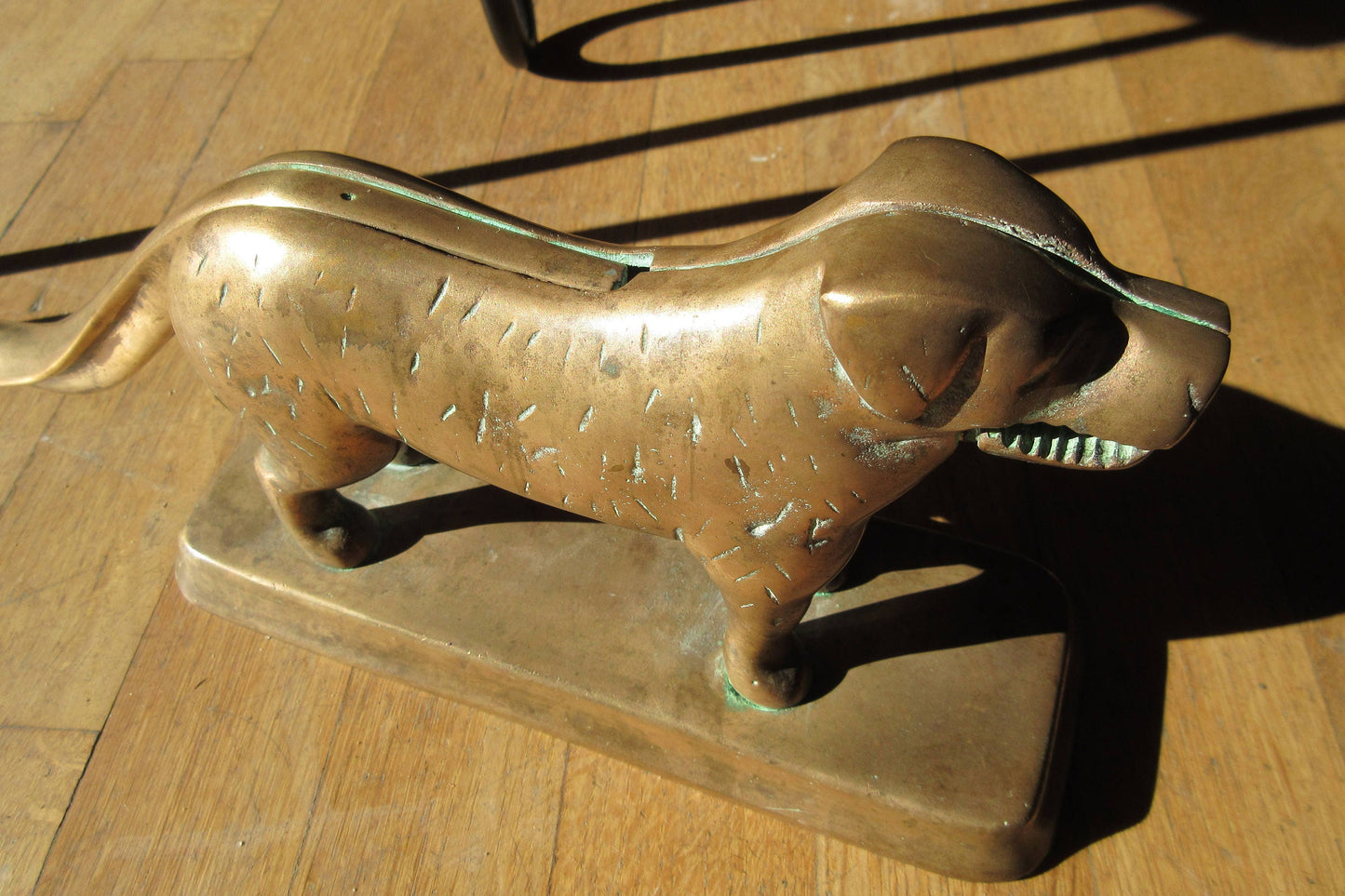 Canine Vintage Solid Brass Nutcracker