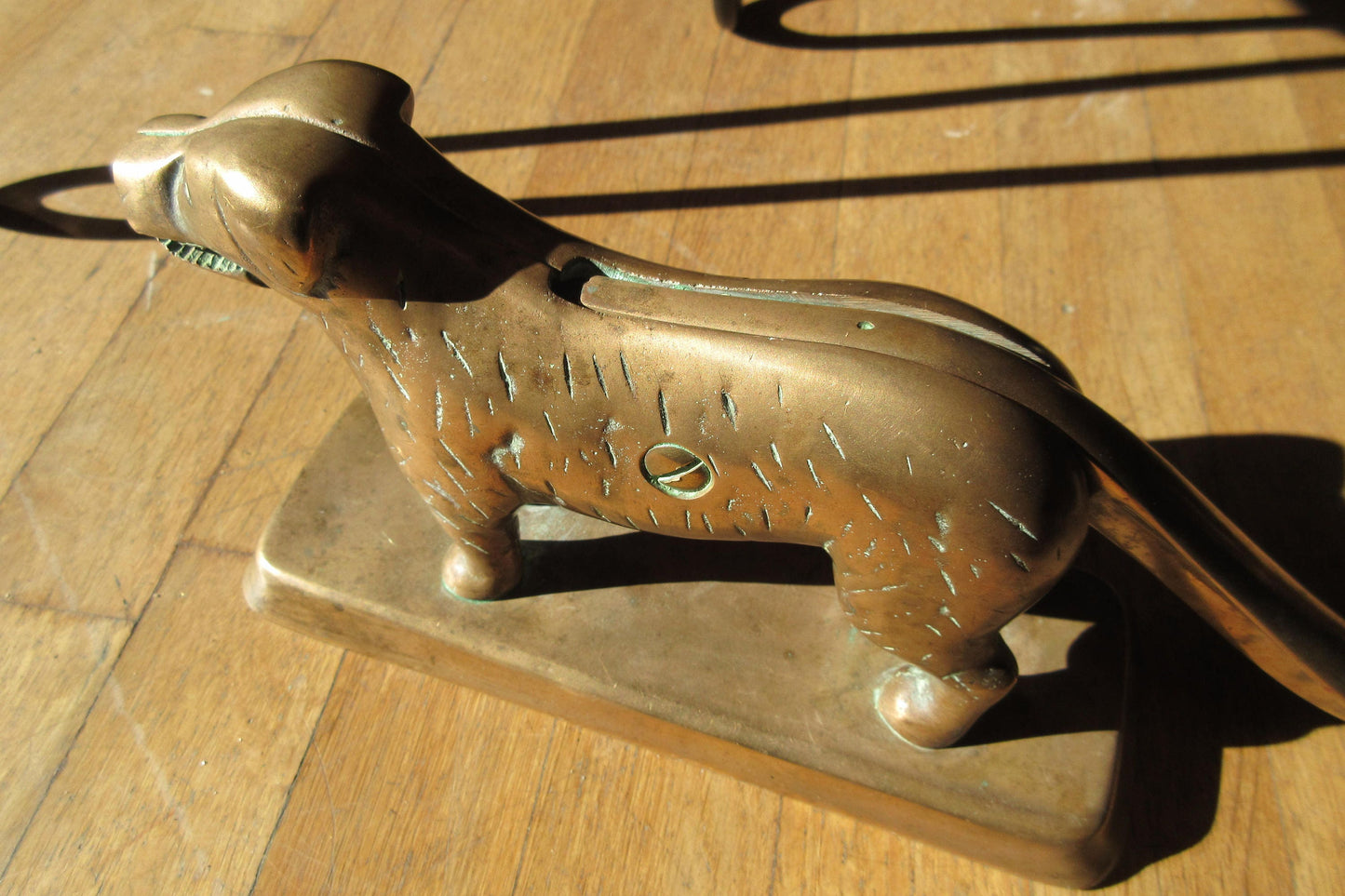 Canine Vintage Solid Brass Nutcracker