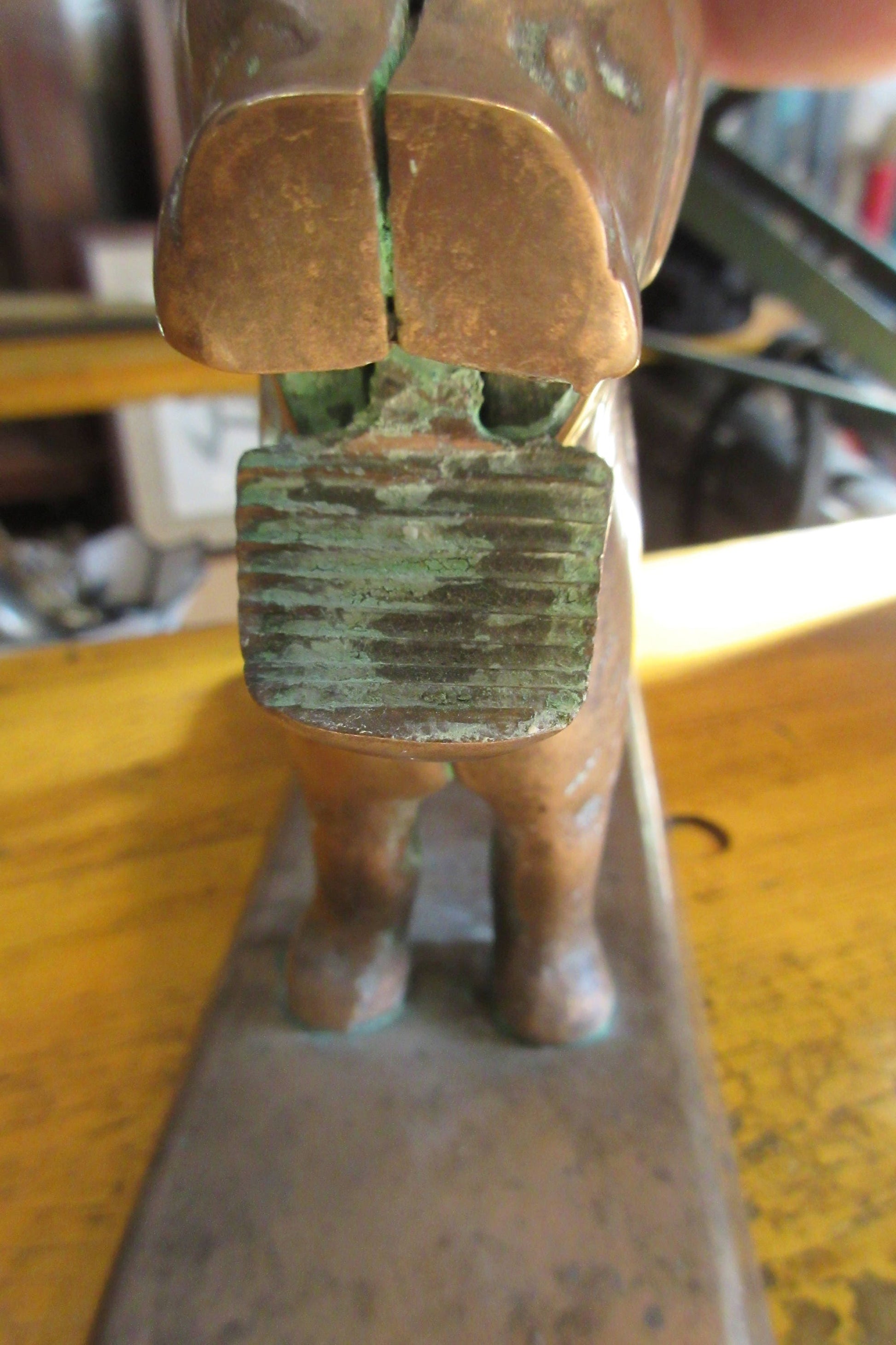 Canine Vintage Solid Brass Nutcracker