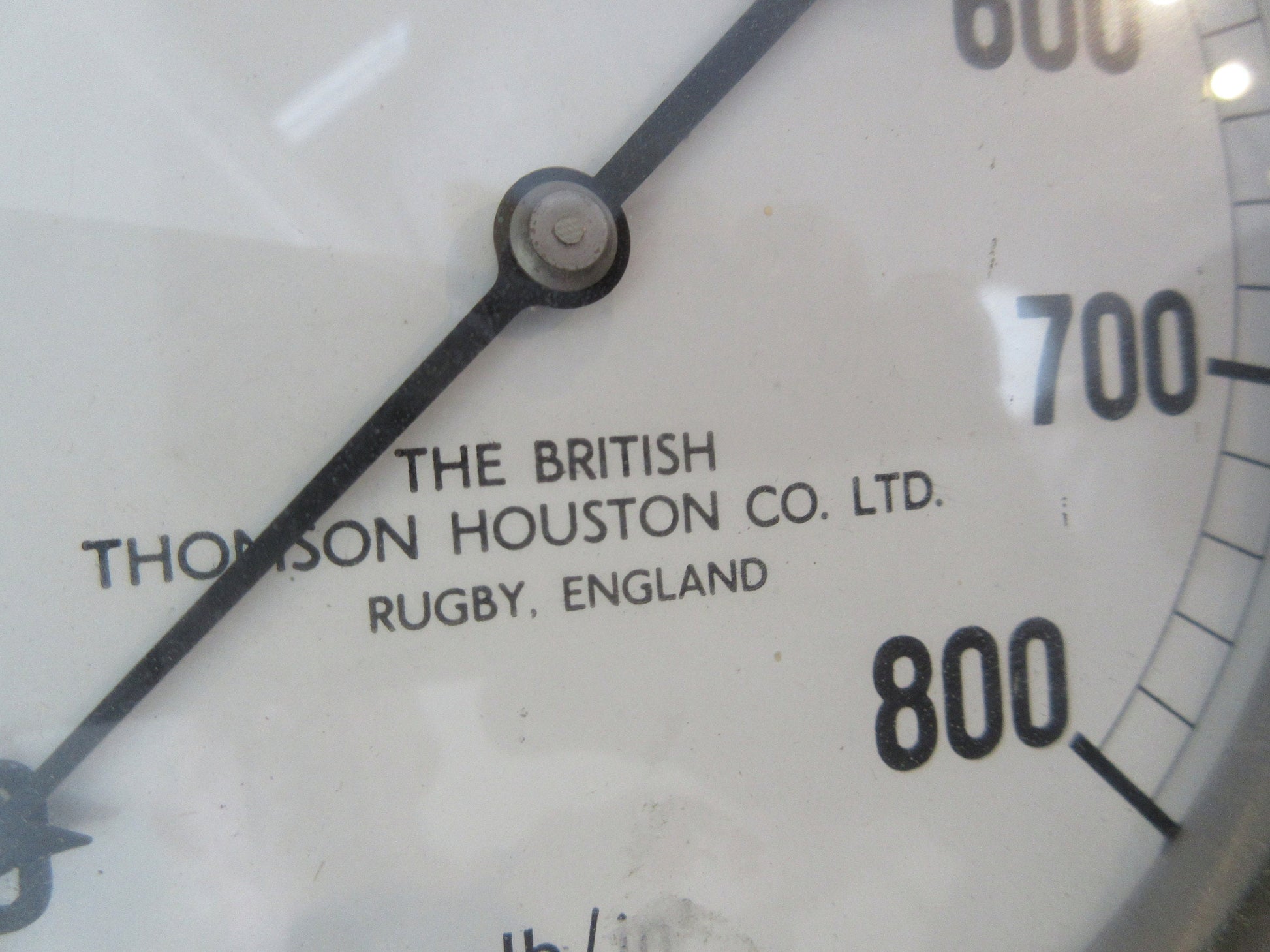 Vintage Gauge from The British Thomson Houston Co. LTD., Rugby,England