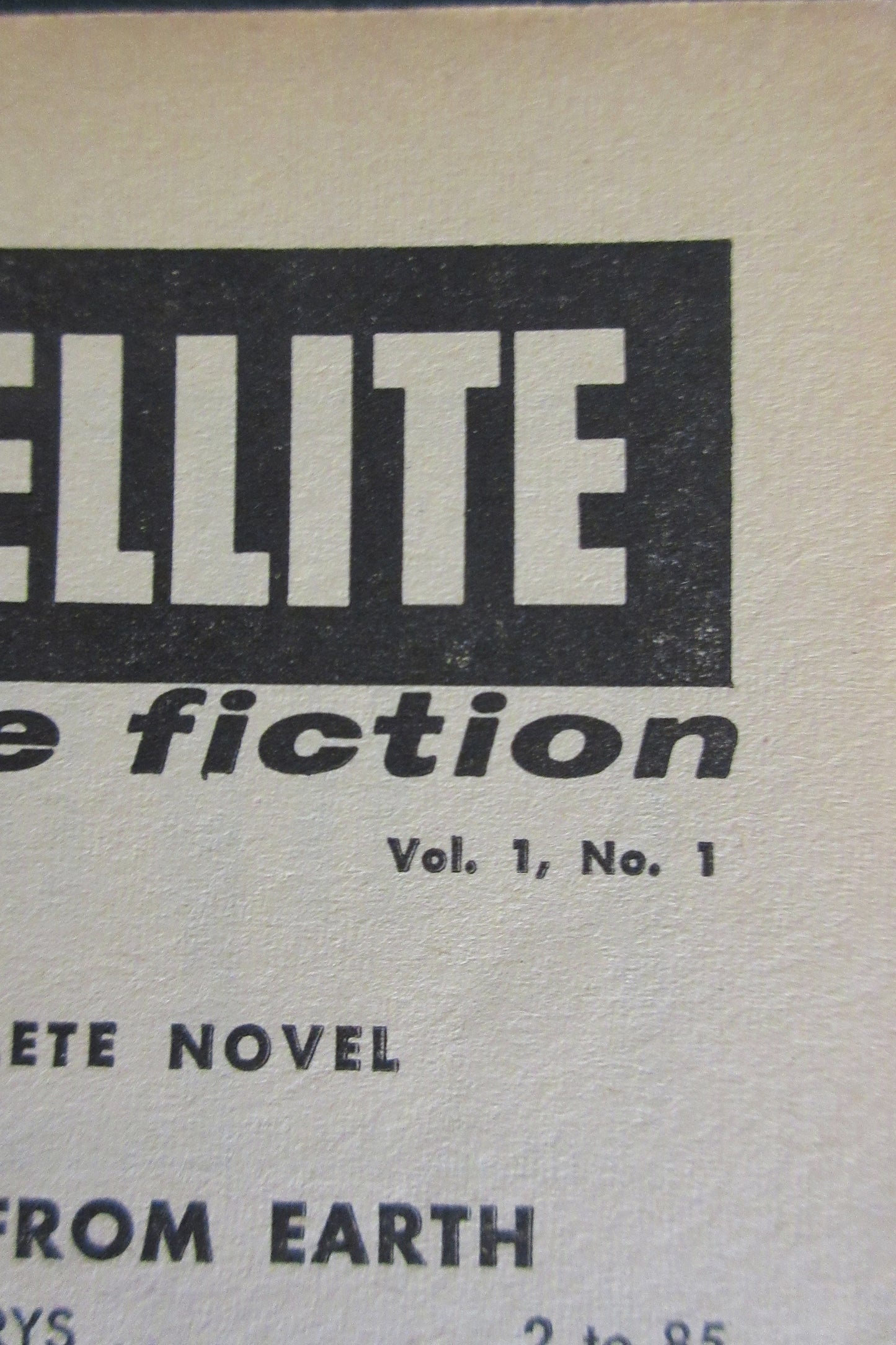 SATELLITE Science Fiction Magazine-Oct1956-Volume 1,Issue 1. With Isaac Asimov-XF-Cond