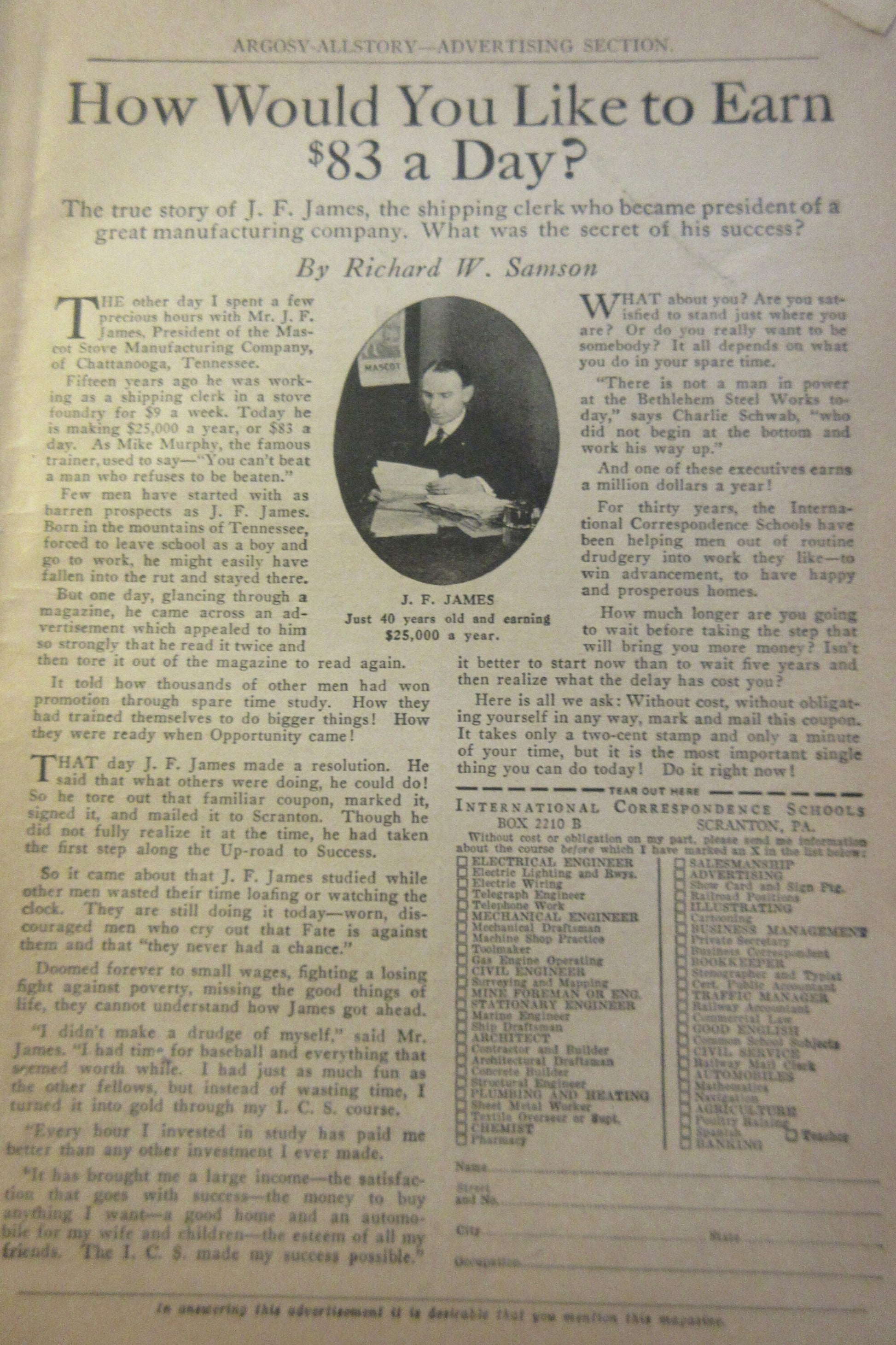 Argosy All Story Weekly July-30th-1921