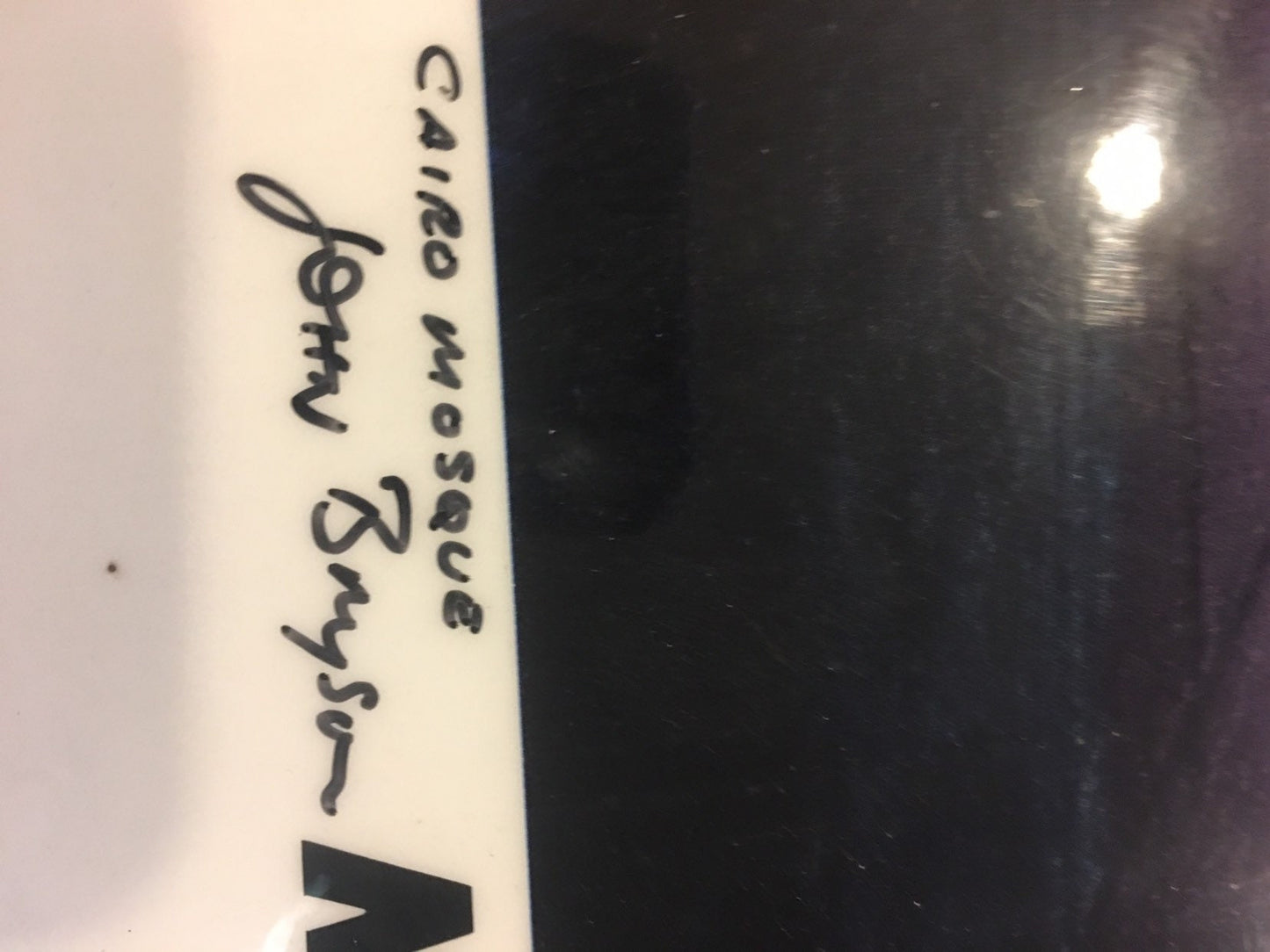 Vintage Nikon "Cairo" advertisement, signed and has original Kodachrome!