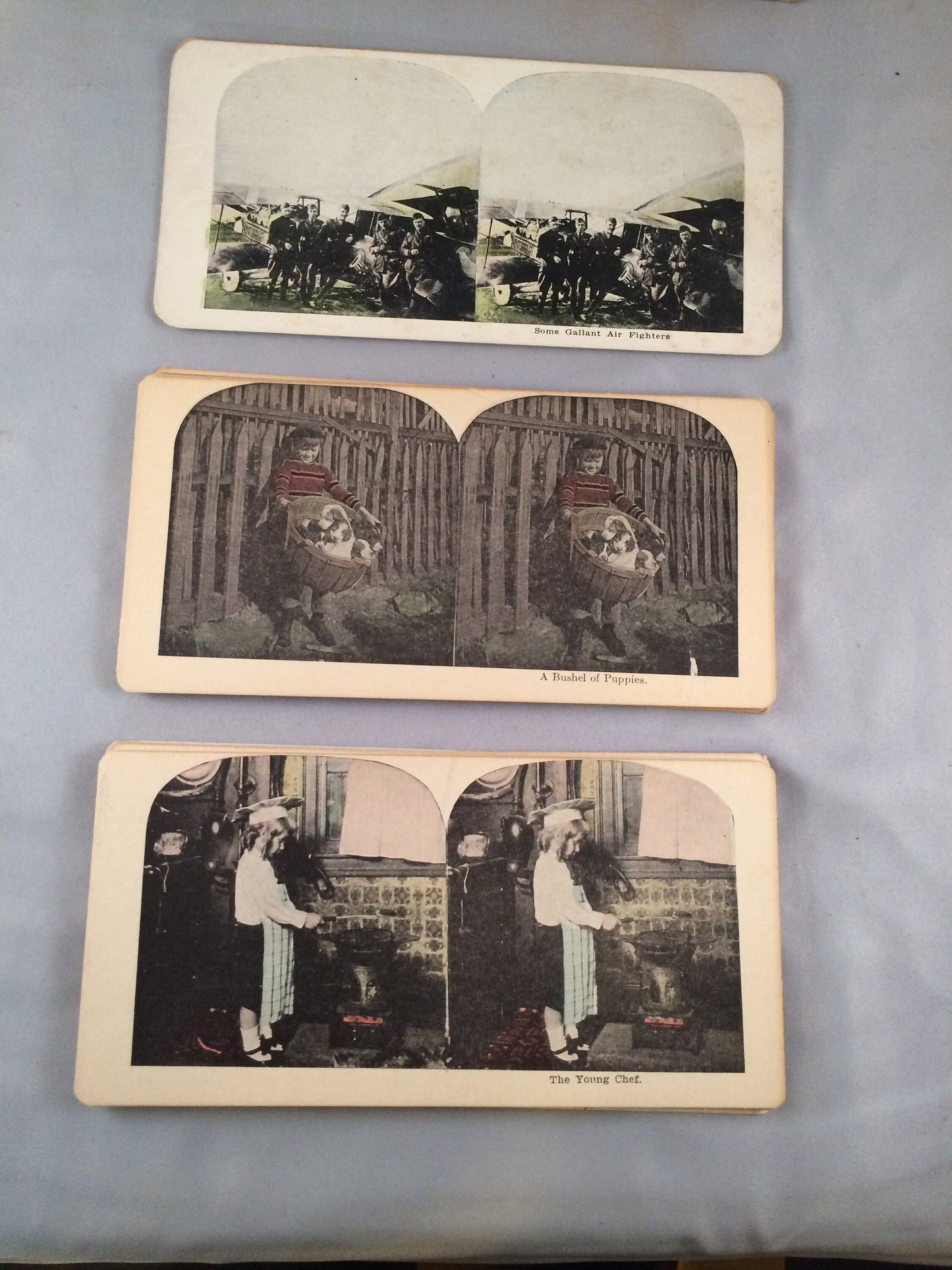 stereographs 25 set "Boys Will Be Boys