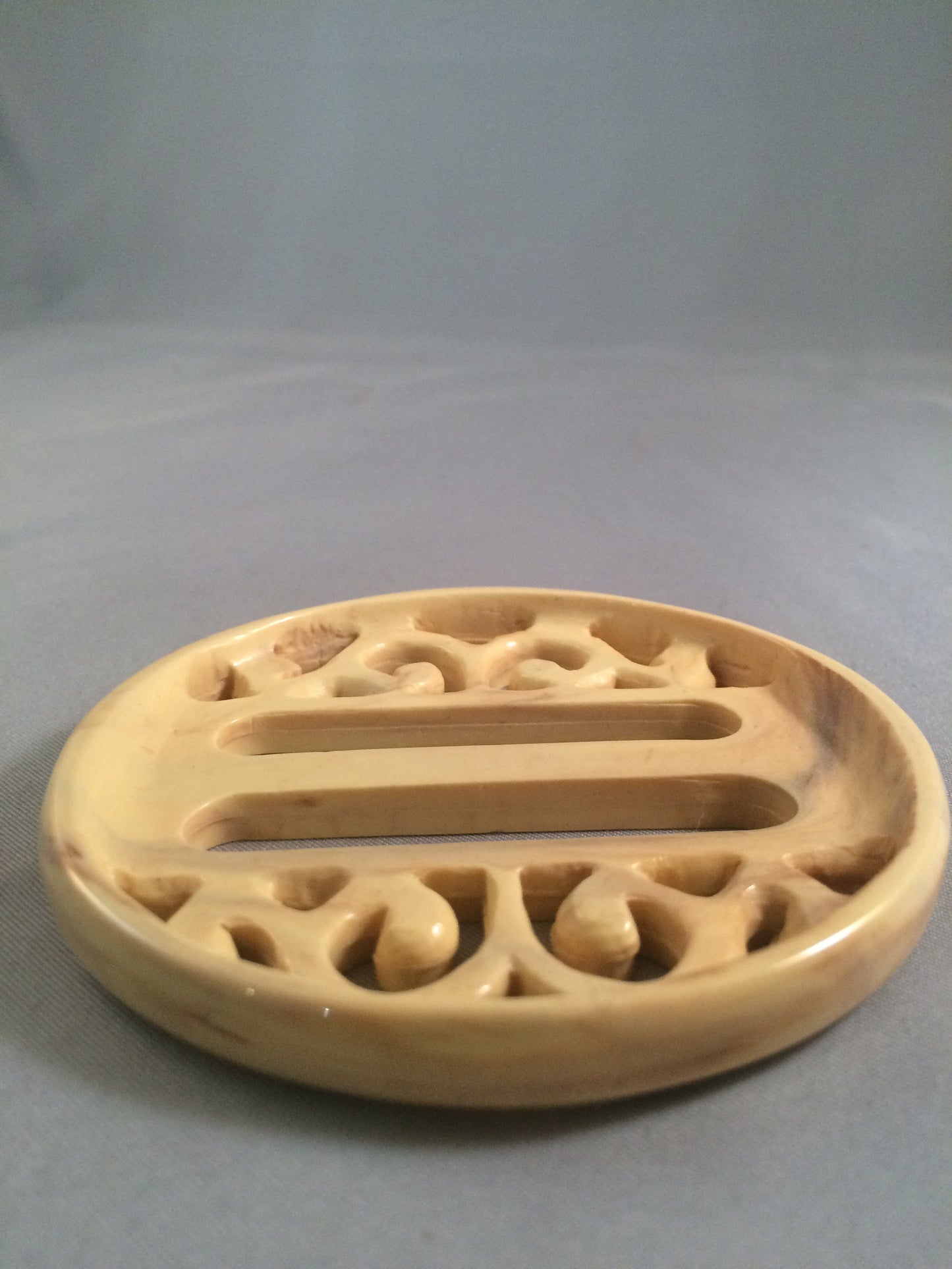 Ivory Bakelite design buckle