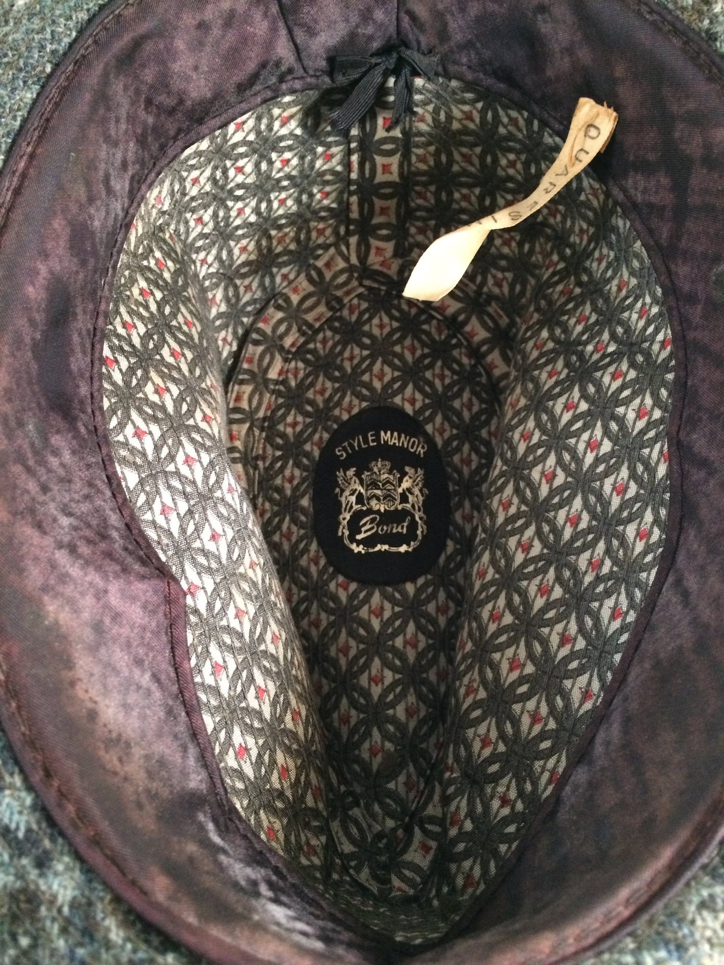 Vintage Bond Style Manor Hat