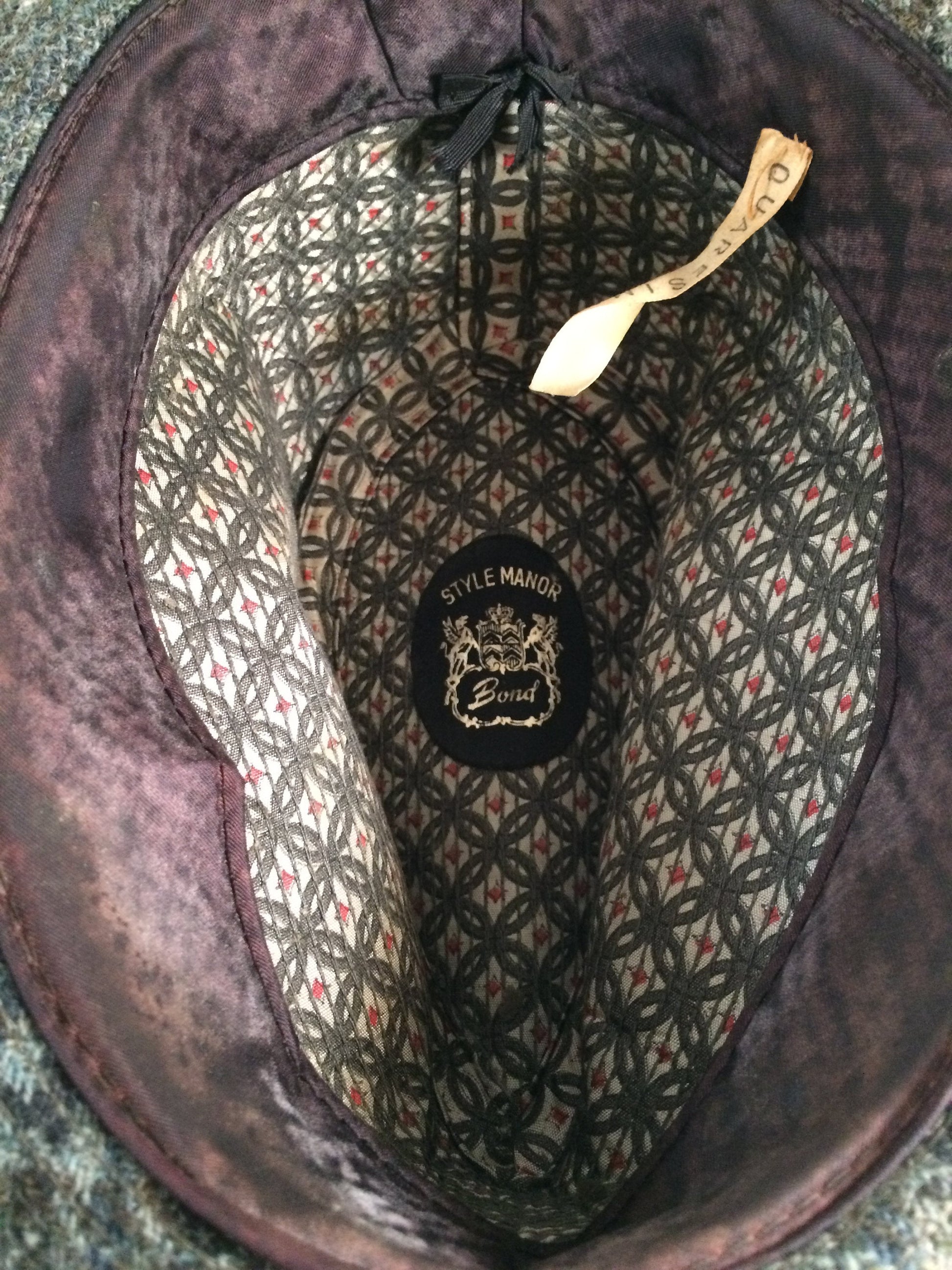 Vintage Bond Style Manor Hat
