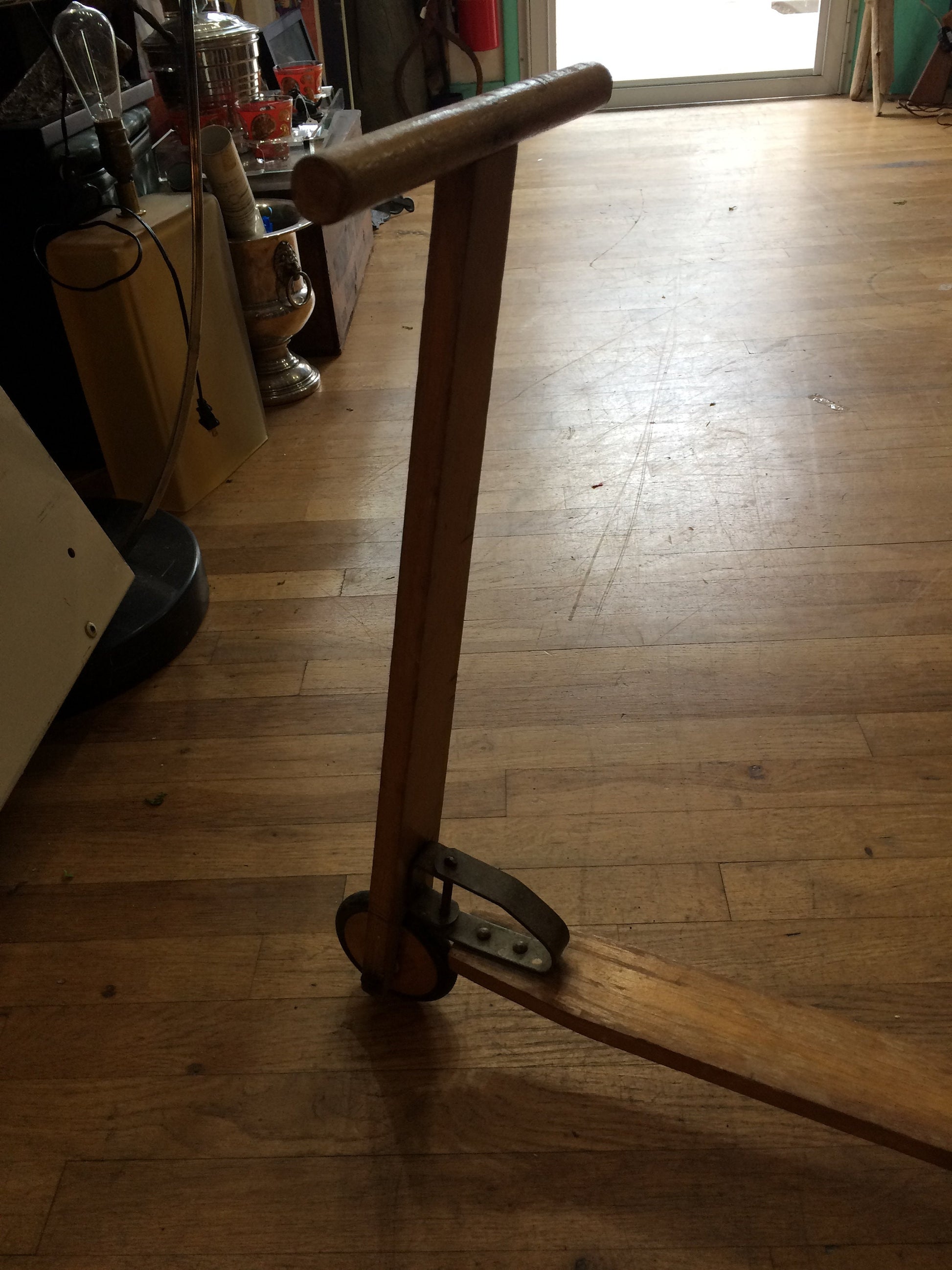 Vintage Wooden Scooter