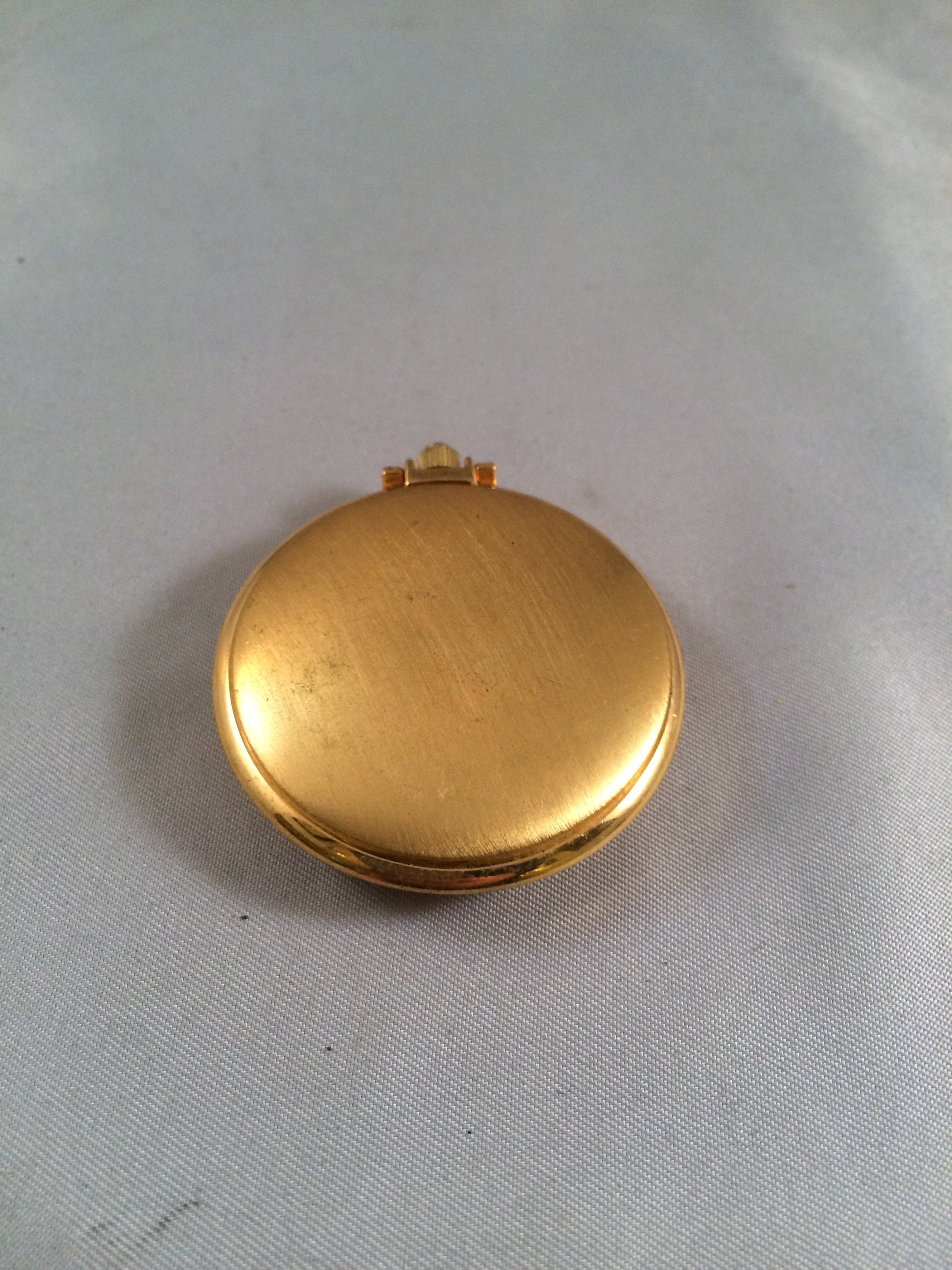 Yellow Gold Gruen 17 jewel shock resistant pocket watch