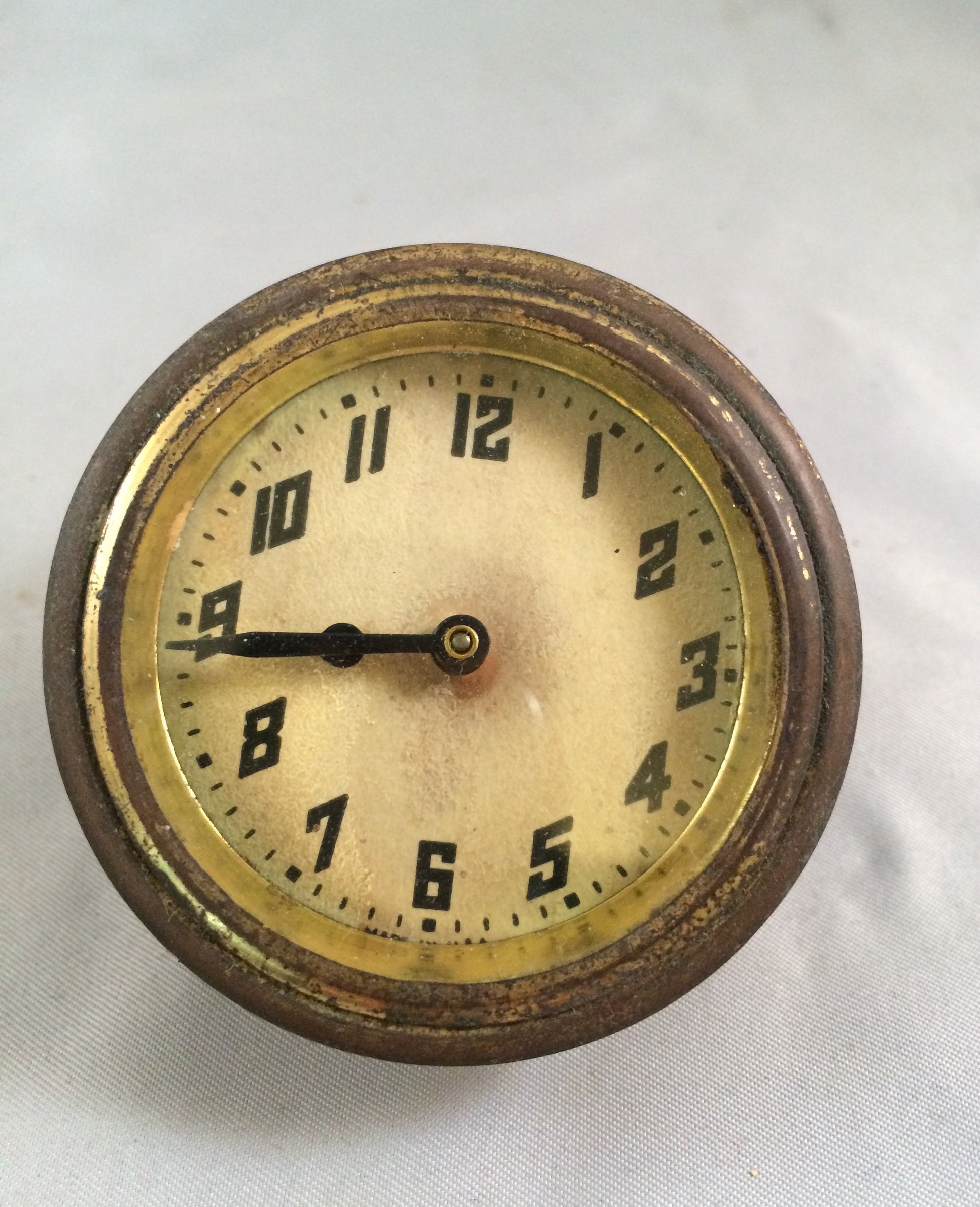 Vintage U.S.A. Celluloid Clock | Home and Living