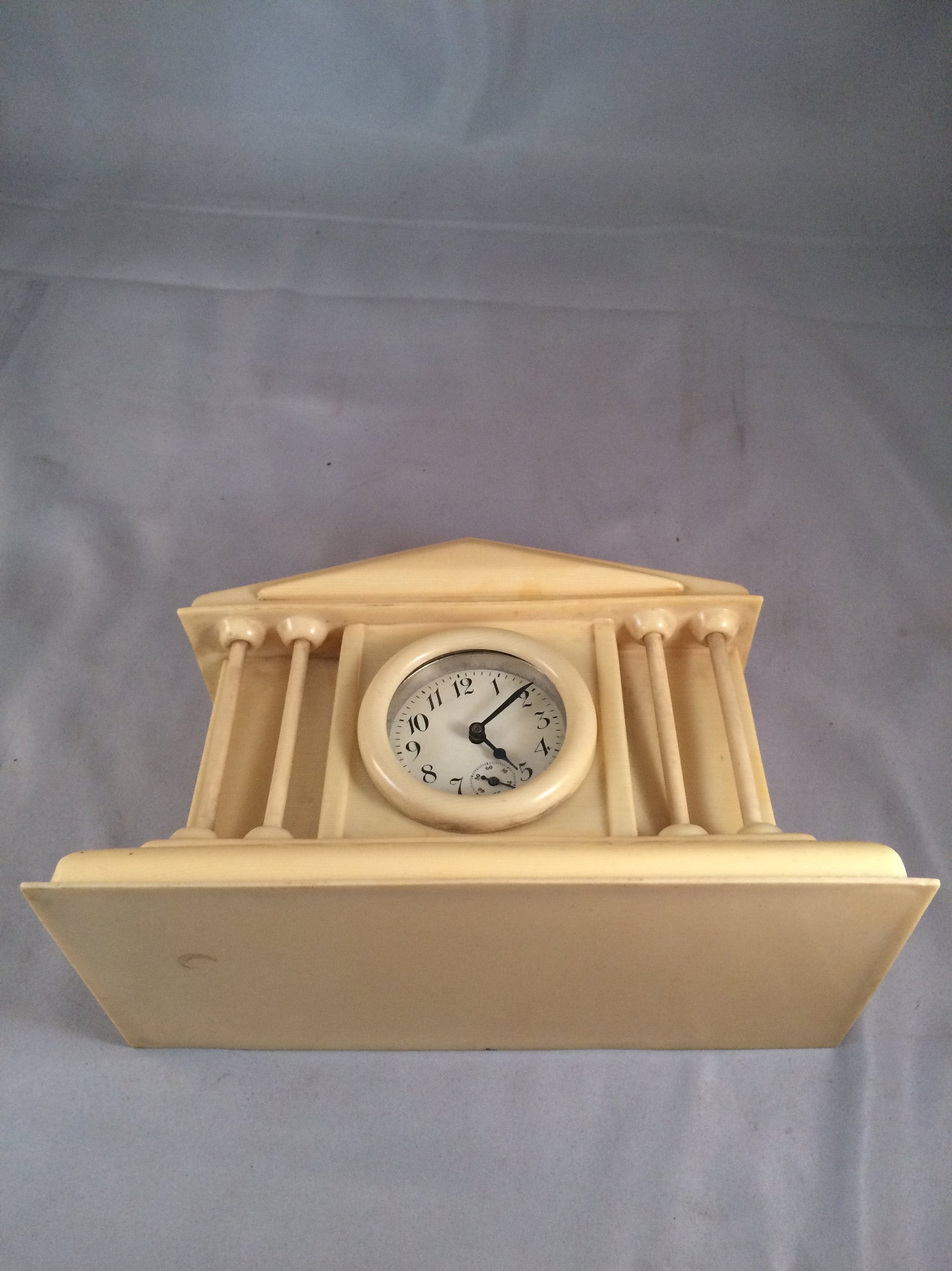 Vintage Celluloid New Haven Clock