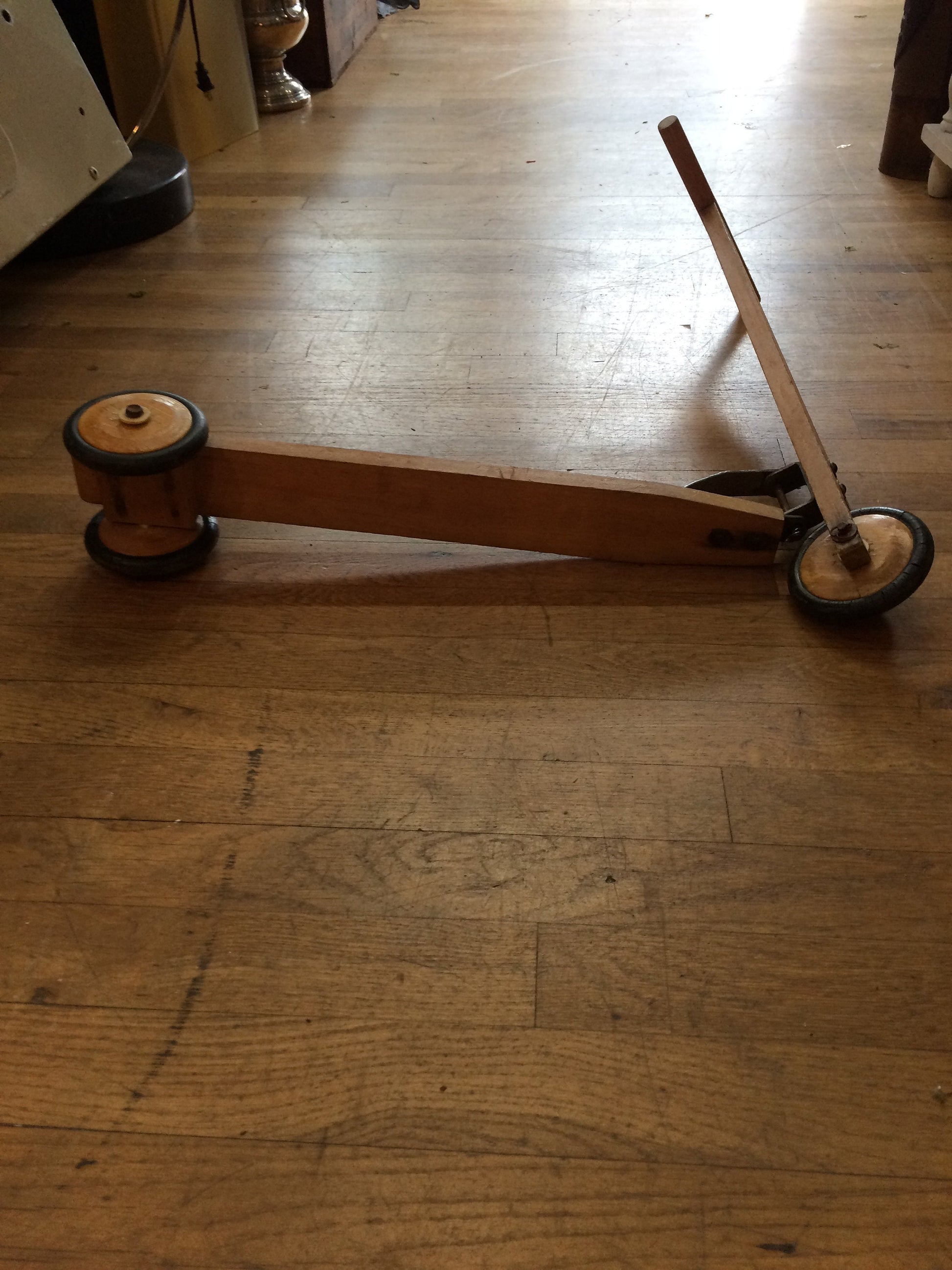 Vintage Wooden Scooter