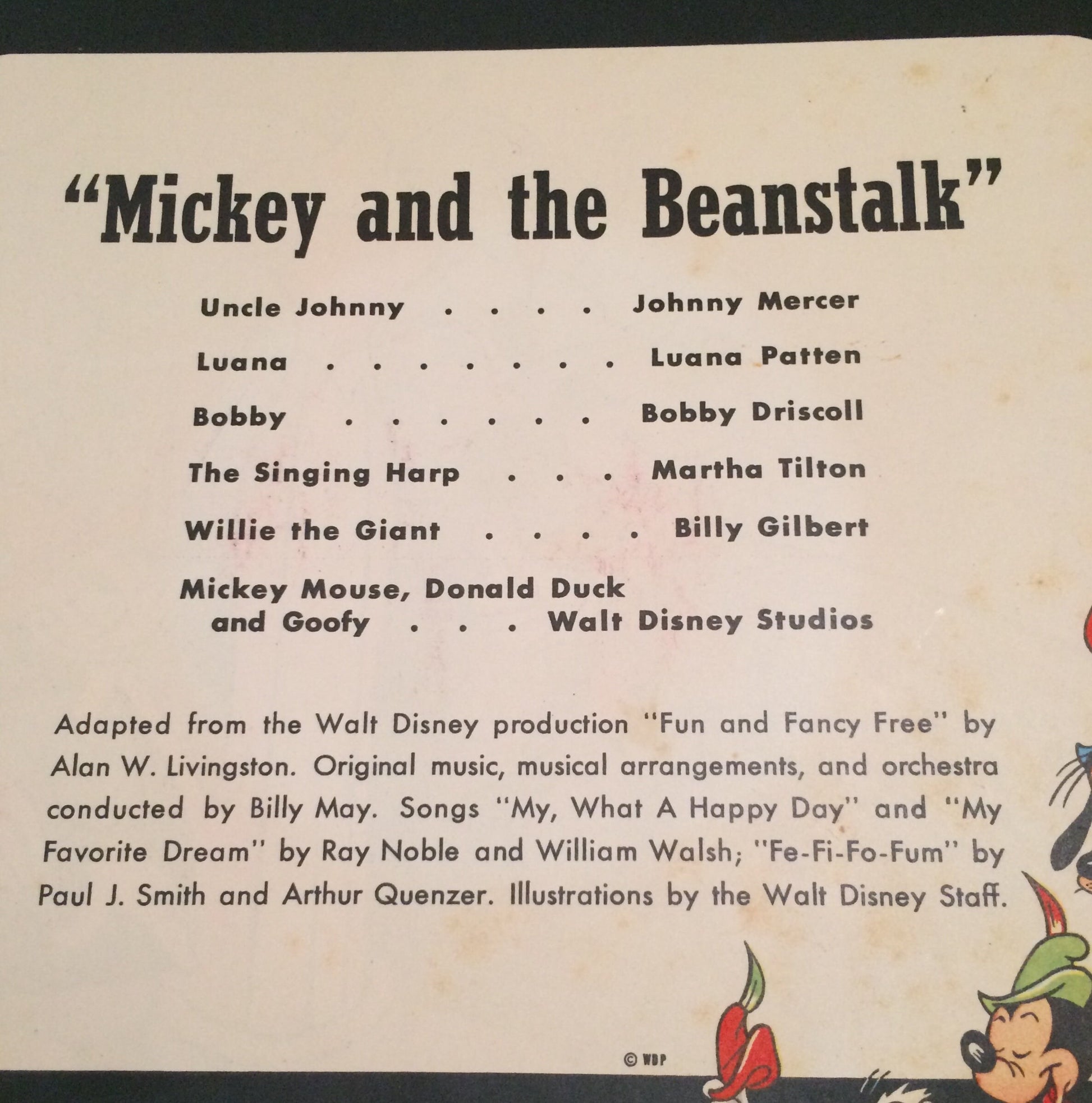 Mickey And The Beanstalk From Walt Disney