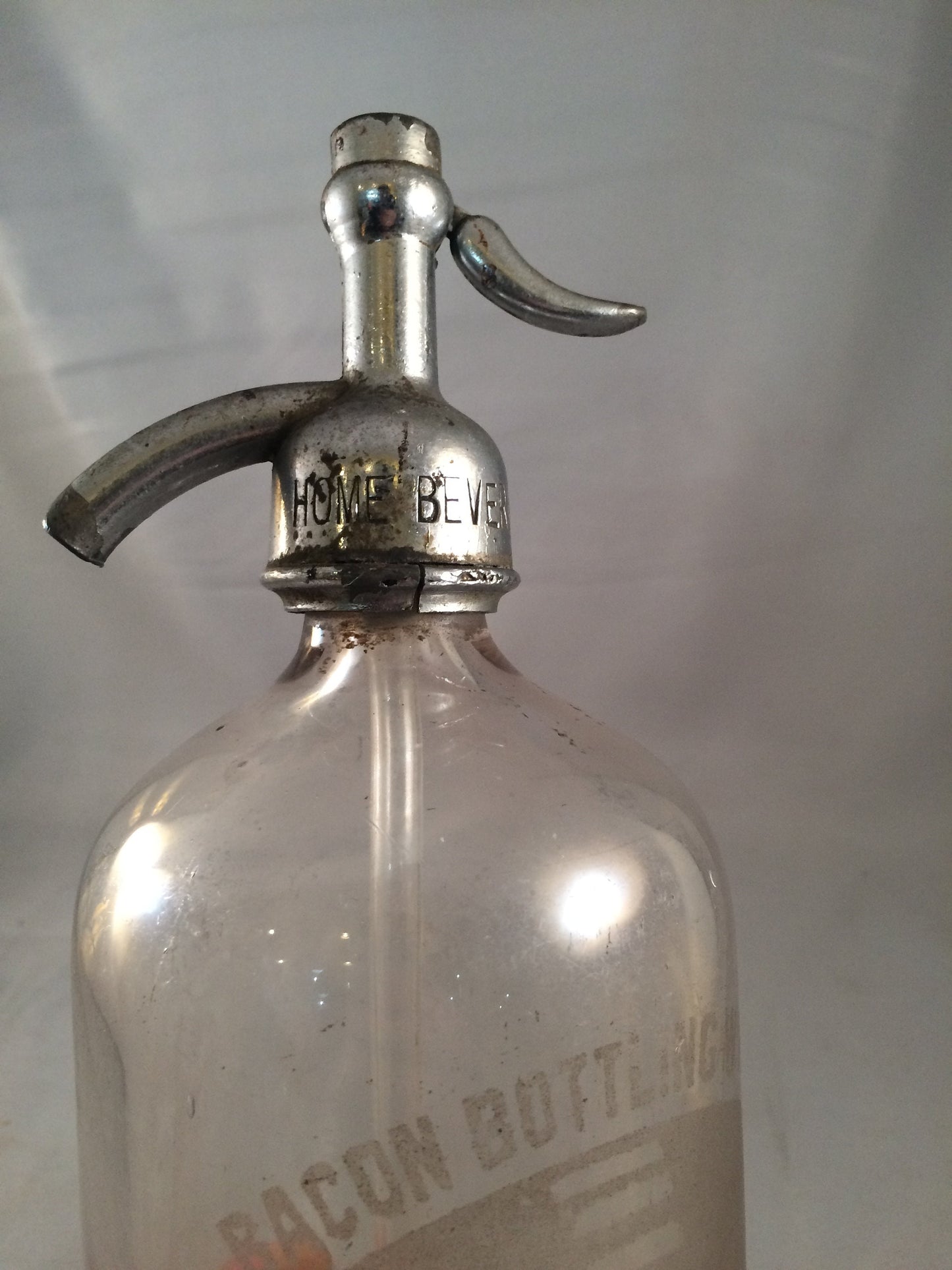 Bacon Bottling Wks company in Hartford Conn Bottle