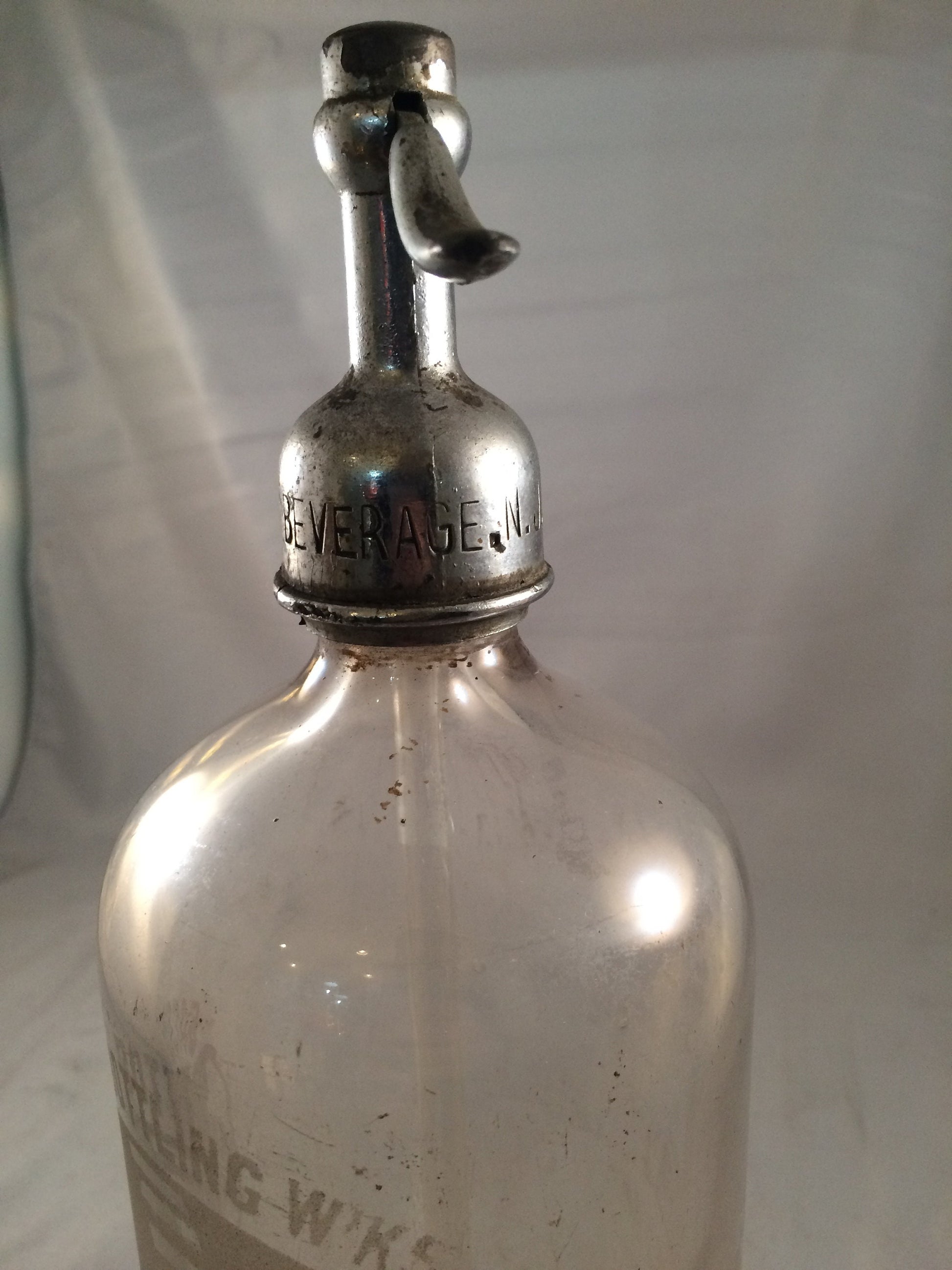 Bacon Bottling Wks company in Hartford Conn Bottle